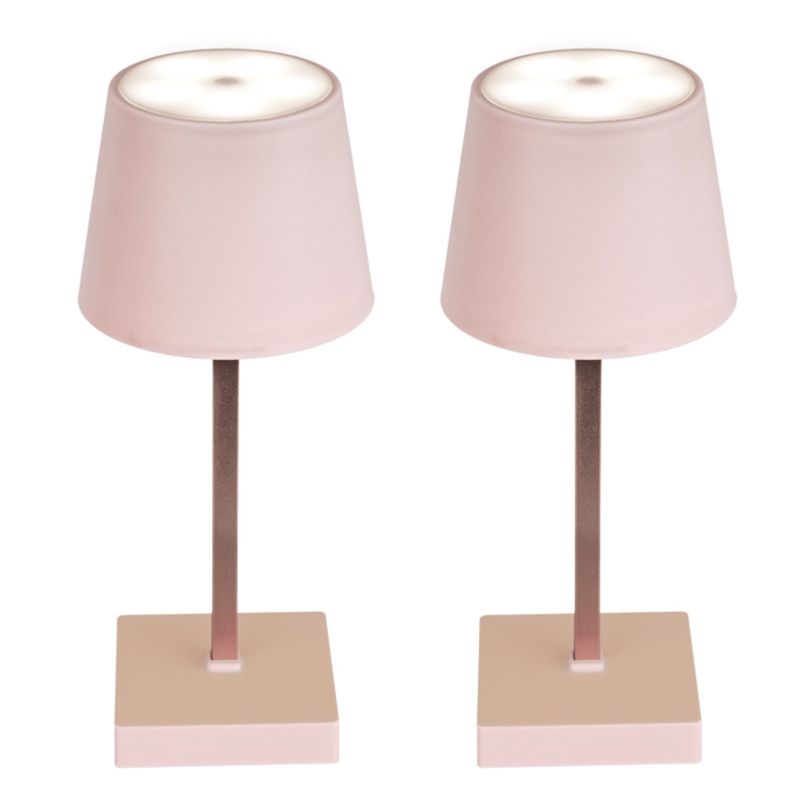LED Nachttischlampe 2x Tischleuchte mit Touchfunktion Nachttischlampe Schreibtischlampe