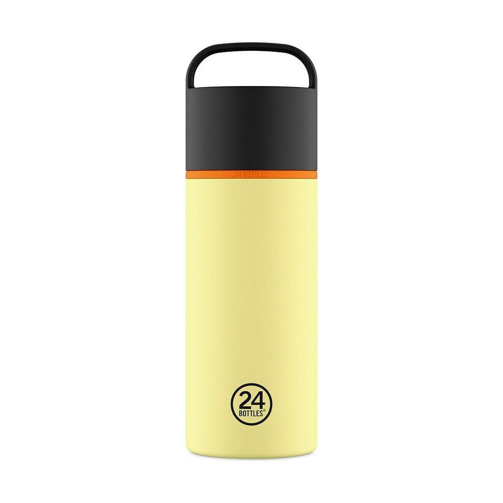 24 Bottles Thermoflasche Thermo-Trinkflasche 0,73 l Spin Bottle Citrus, Thermo-Trinkflasche, Ø8cm, Edelstahl, gelb