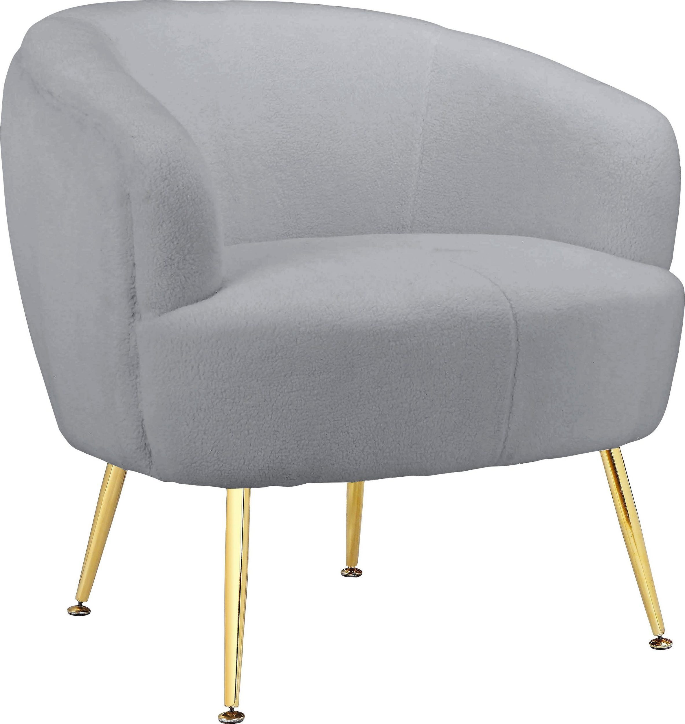 Loungesessel gold loft24 with Upholstered color Scavo, armchair