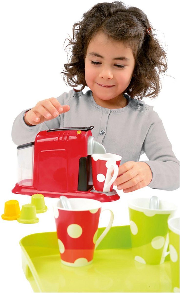 Ecoiffier Spielgeschirr Spiele-Set Espressoset Spielzeug Espresso-Maschine günstig online kaufen