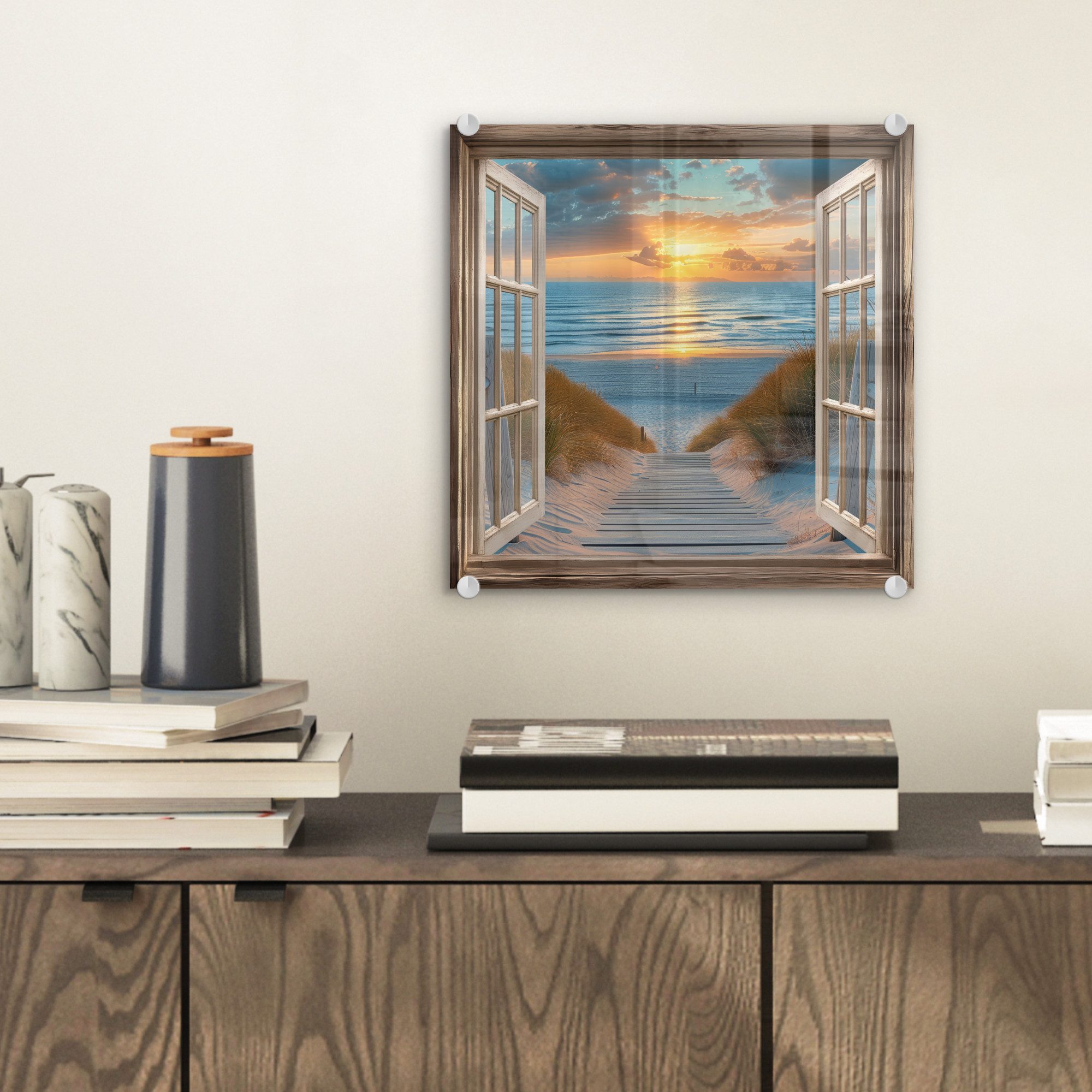 MuchoWow Acrylglasbild Durchblick - Strand - günstig online kaufen