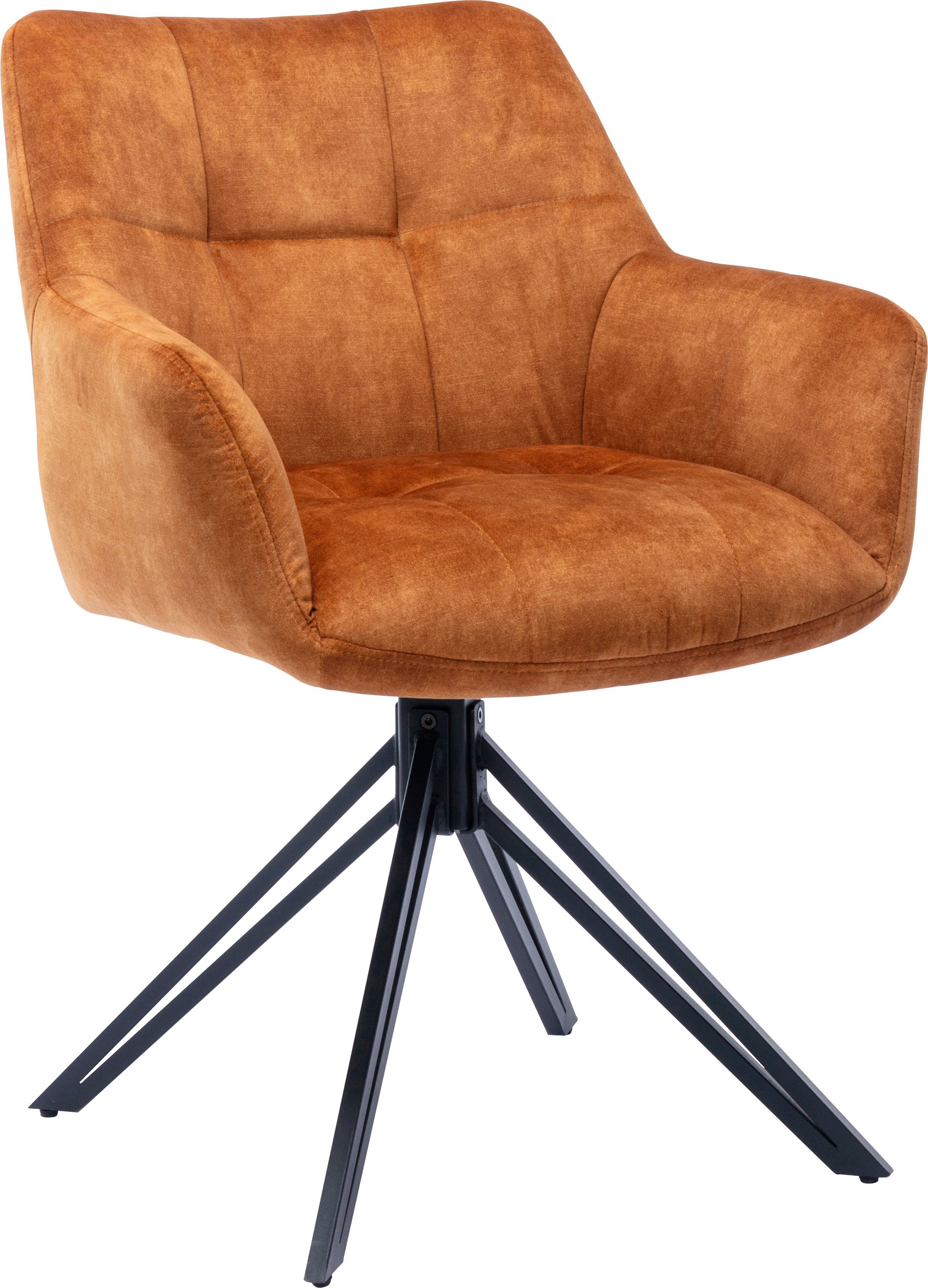 Home affaire Drehstuhl Soller, TOPSELLER! (Set, 2 St), Luxus-Microfaser Bez günstig online kaufen