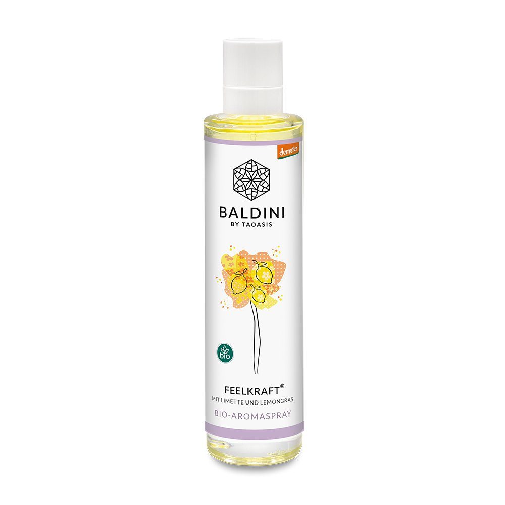 TAOASIS GmbH Natur Duft Manufaktur Raumduft BALDINI Feelkraft Bio/demeter Raumspray, 50 ml, Raumspray aus 100% naturreinen, ätherischen Ölen