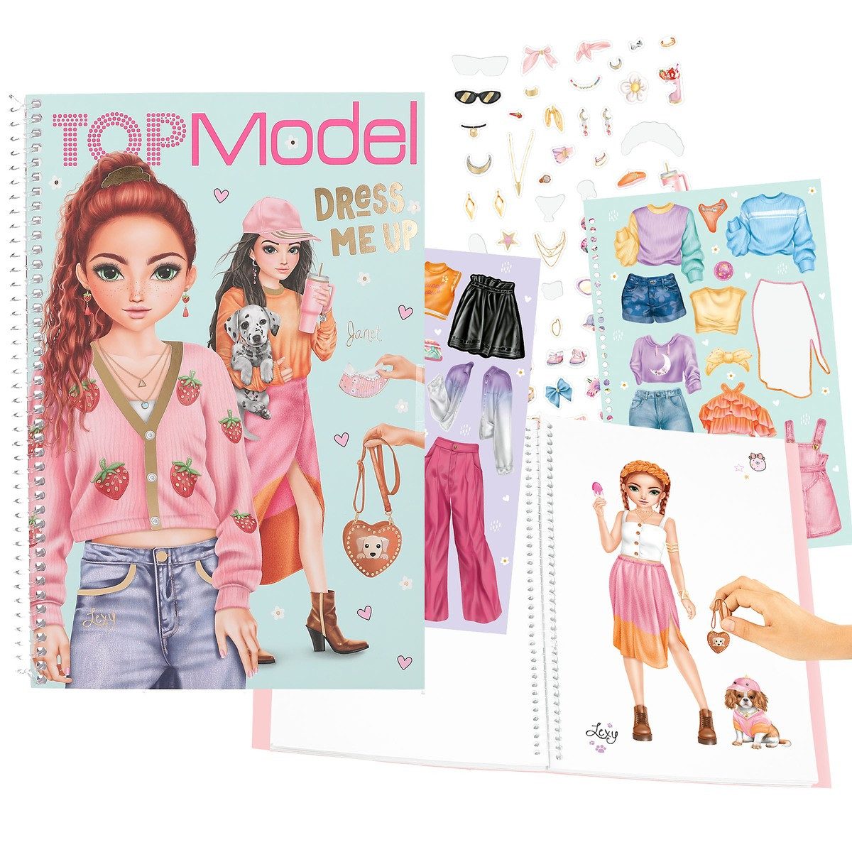 Depesche Stickerbuch DEPESCHE TOPModel Stickerbuch Dress Me Up