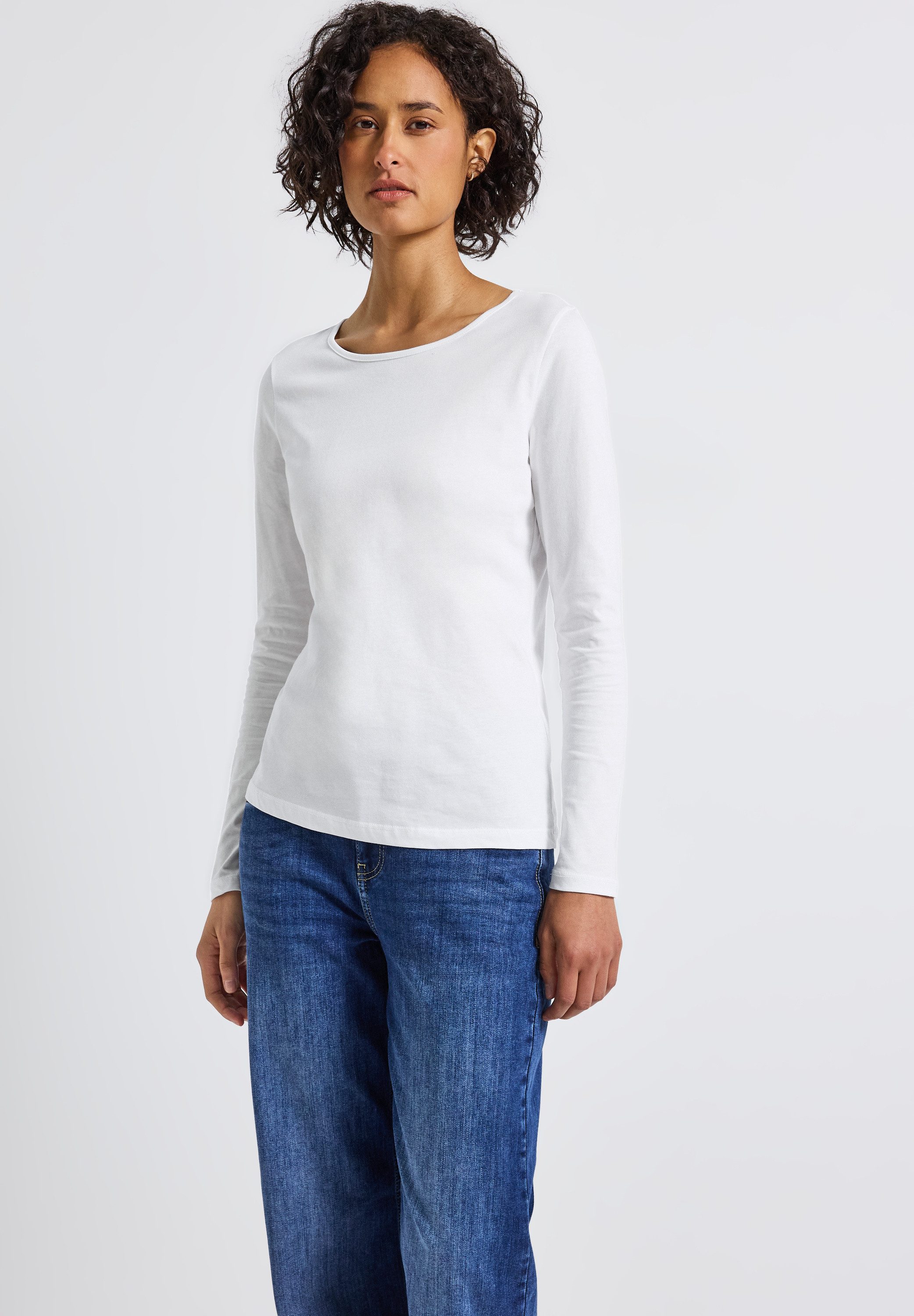 STREET ONE Langarmshirt Basic