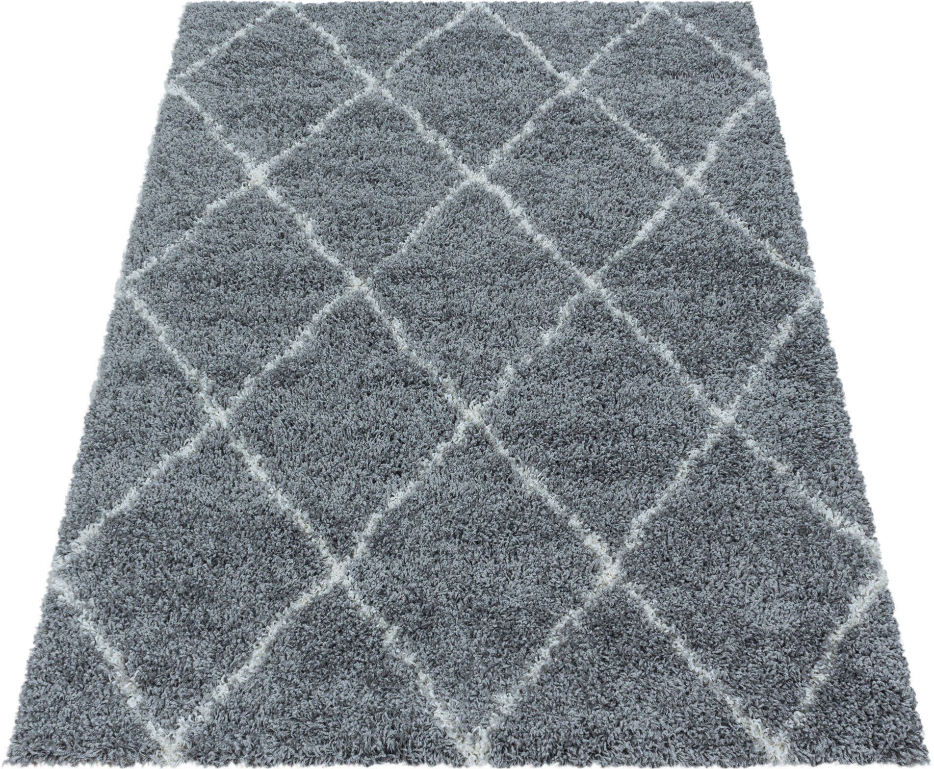 Ayyildiz Teppiche Hochflor-Teppich »ALVOR 3401«, rechteckig, 50 mm Höhe, Sh günstig online kaufen