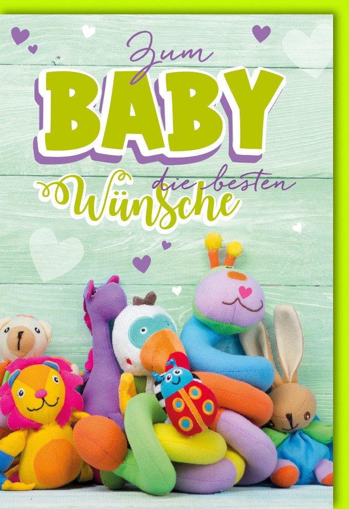 Verlag Dominique Grußkarten Geburt – Baby – Freudiges Ereignis - Karte mit Umschlag 16