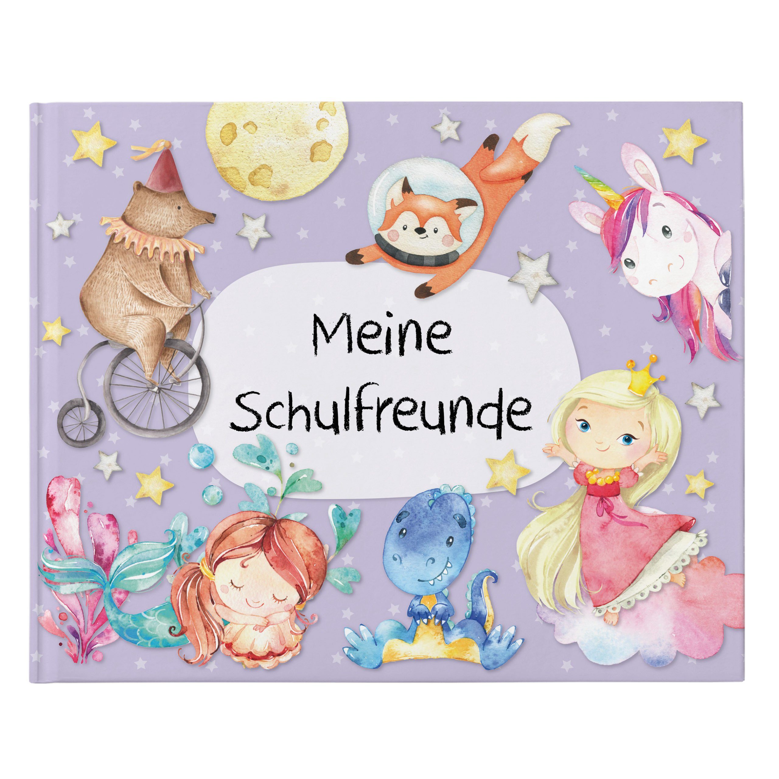 PAPIERDRACHEN Tagebuch Freundebuch für Kinder - Schulfreunde