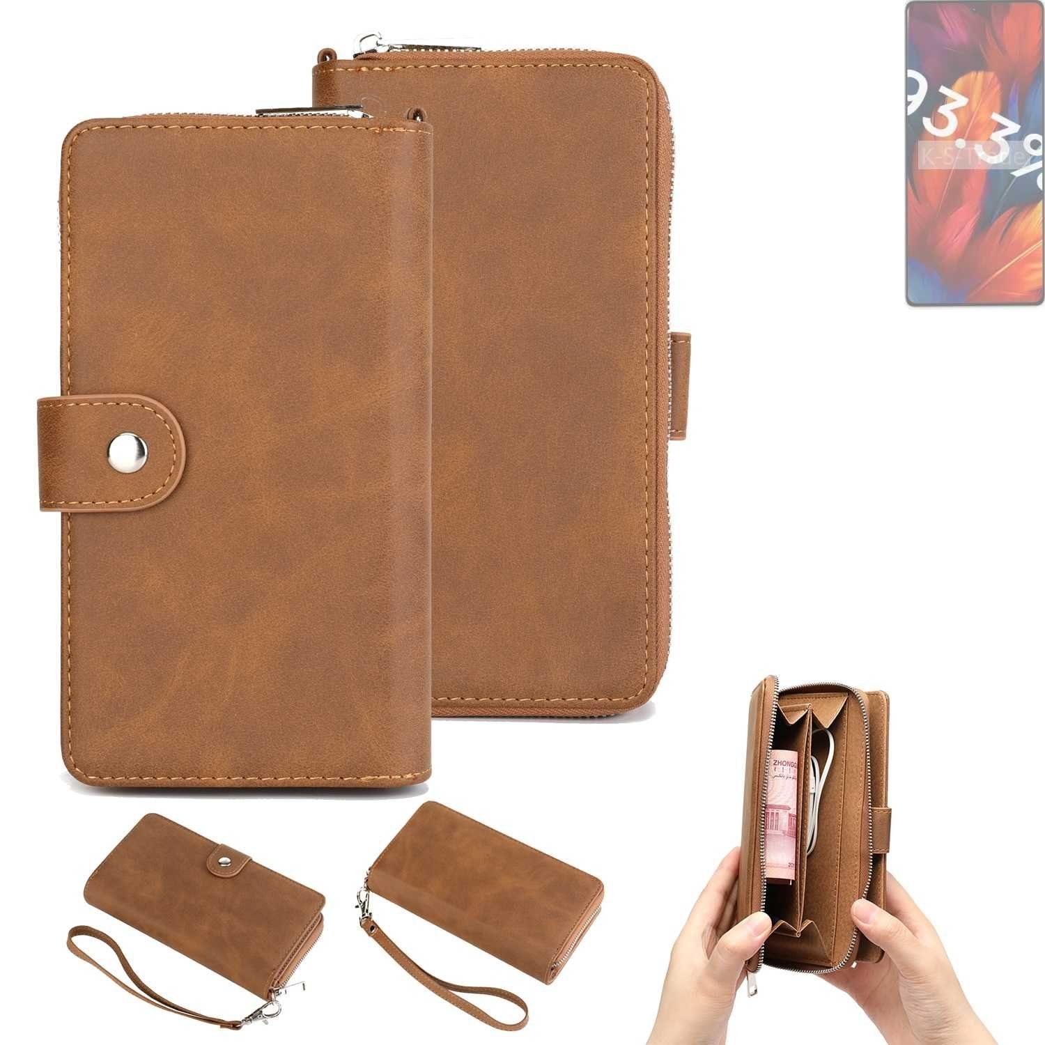 K-S-Trade Handyhülle für Xiaomi Redmi Note 13 LTE, Handyhülle Schutzhülle & Portemonnee Tasche Handytasche Case Etui