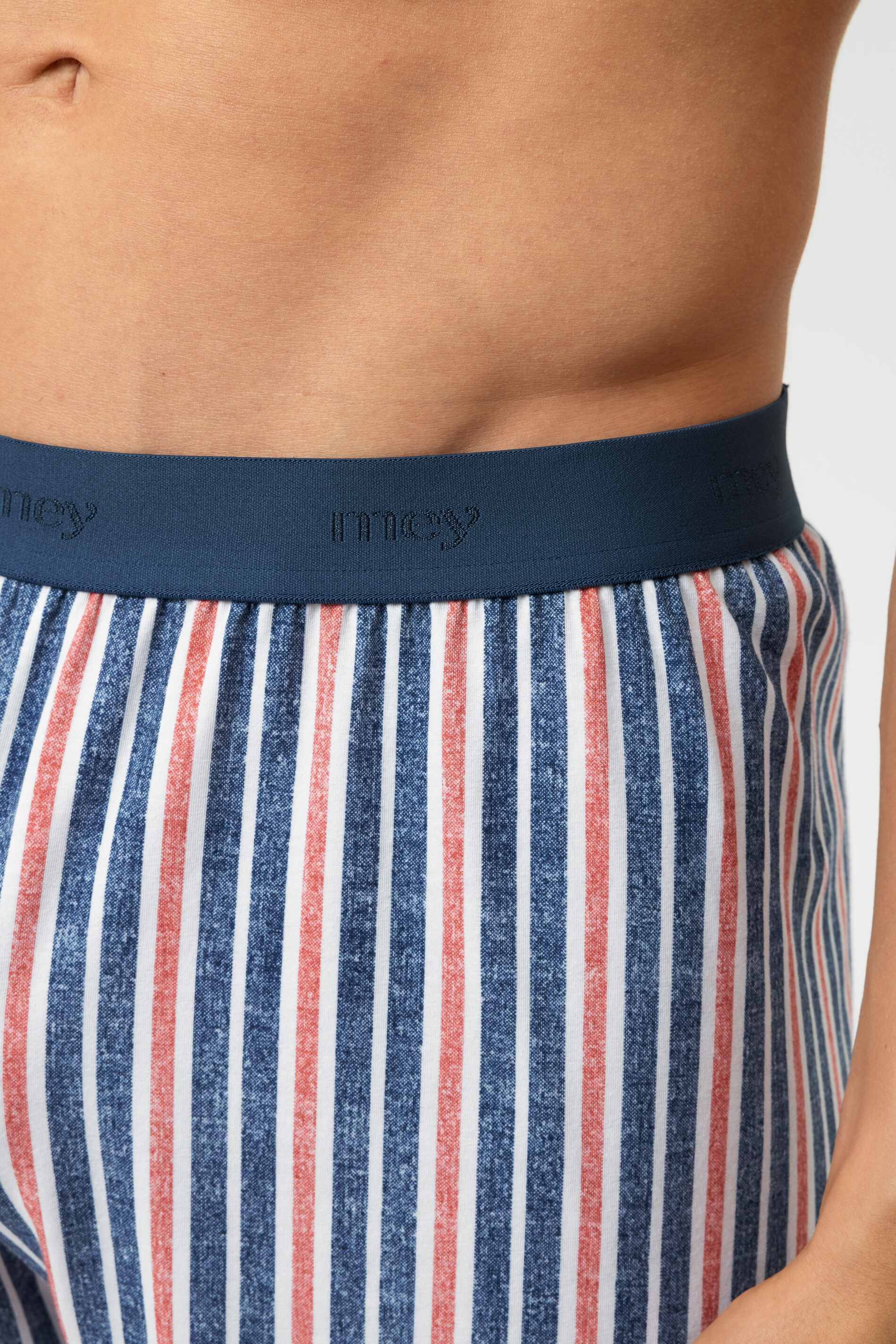 Mey Schlafhose Mey Hose kurz Serie Towel Stripe Gestreift Shorts (1-tlg) Kurze Pyjamahose, Gestreift, weiche Jersey-Qualität