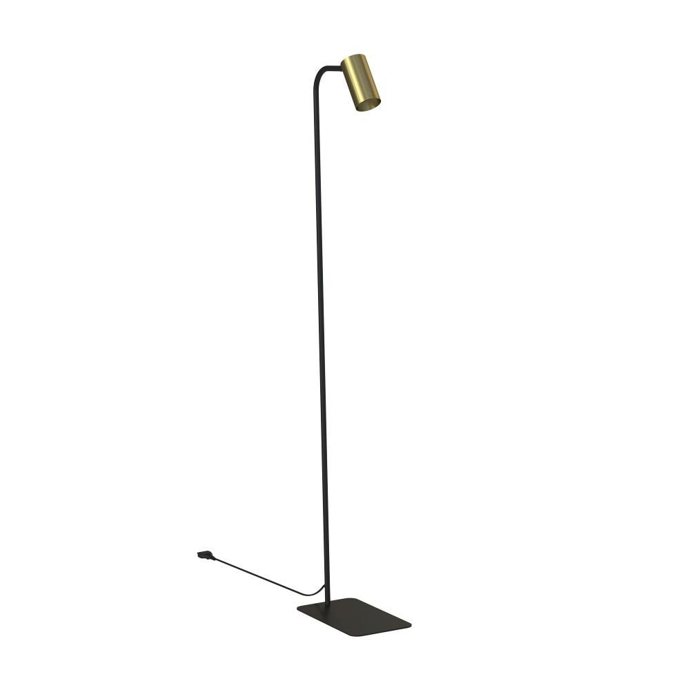 klein COLENE, Fußschalter Licht-Erlebnisse Stehlampe Stehlampe Wohnzimmer verstellbarer Schirm cm Leuchtmittel, in 124 ohne