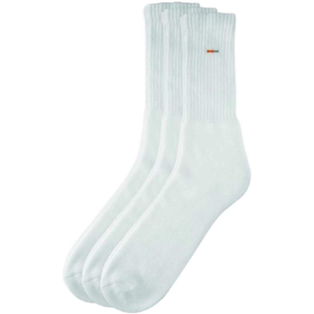 Camano Sportsocken Basic Socken kein Einschneiden Farbe: 39-42 (3-Paar) Optimale Sportsocke Nr. - 5943 - Bündchen, Größe: weiß