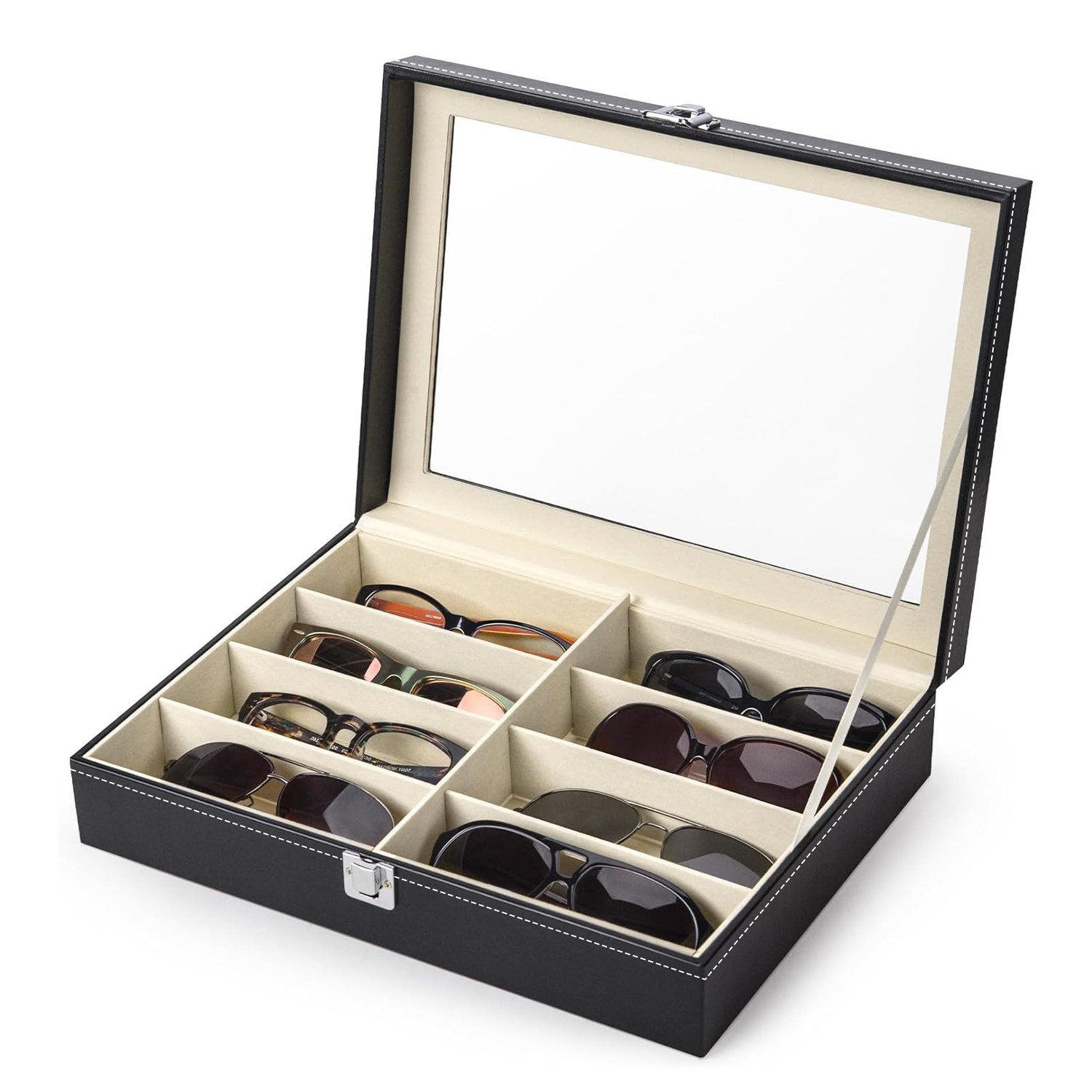 OSTWOLKE Aufbewahrungsbox Brillenbox Brillenkoffer Brillenaufbewahrung Bril günstig online kaufen