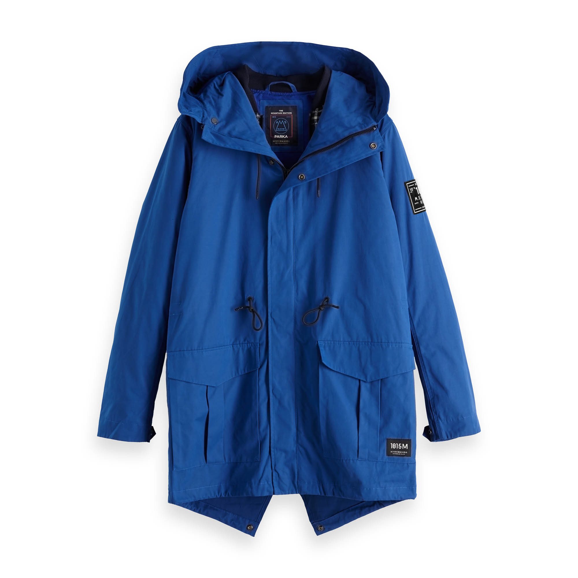 Wintermantel Scotch & Soda Herren Parka Ams Blauw Parka Jacket 147811