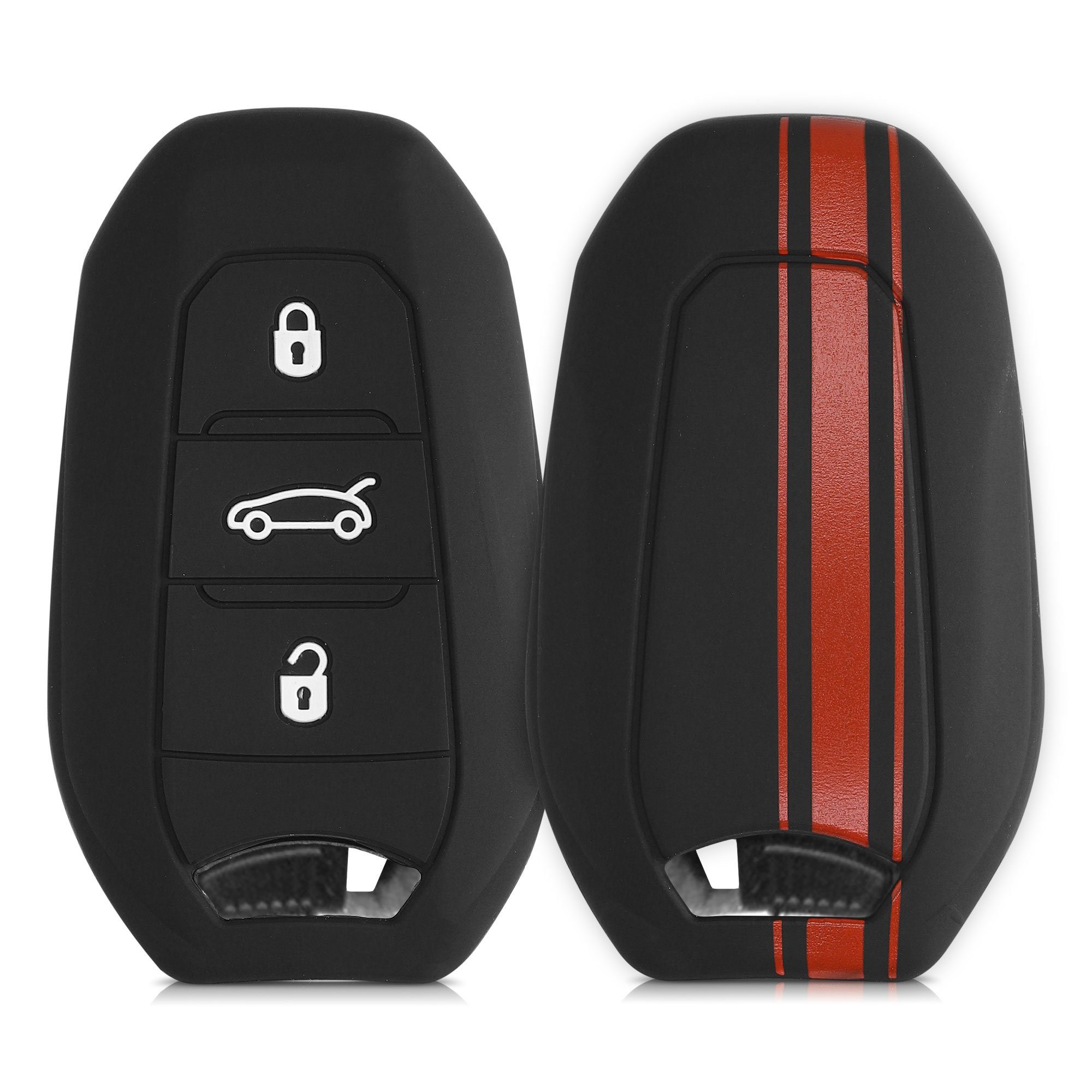 kwmobile Schlüsseltasche Gehäuse für Mercedes Benz Autoschlüssel, ohne  Transponder Batterien Elektronik - Auto Schlüsselgehäuse, geeignet für Mercedes  Benz 2-Tasten Autoschlüssel (nur Keyless Go) Schlüssel