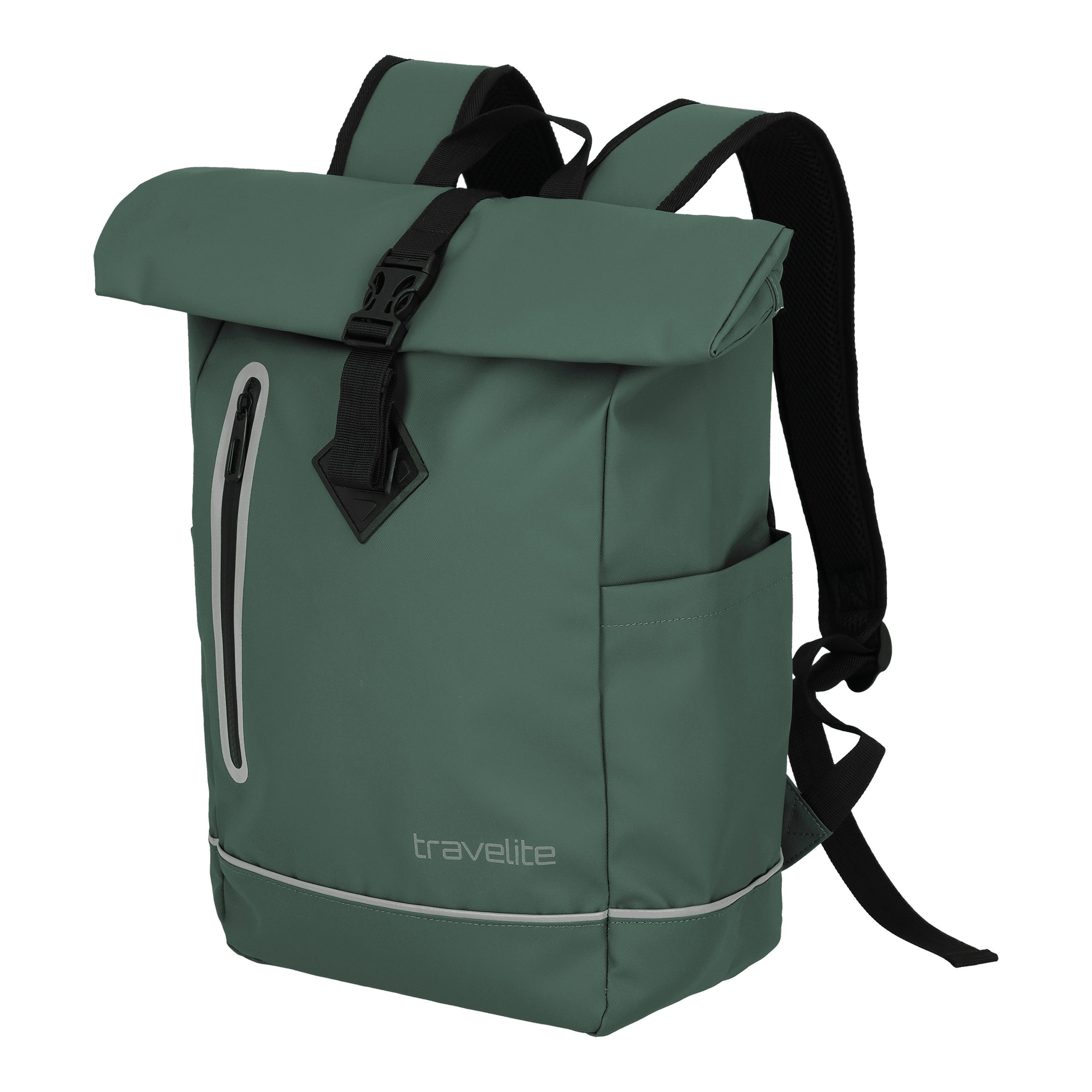 travelite Cityrucksack Basics Rollup Rucksack – Bild 2 von 4