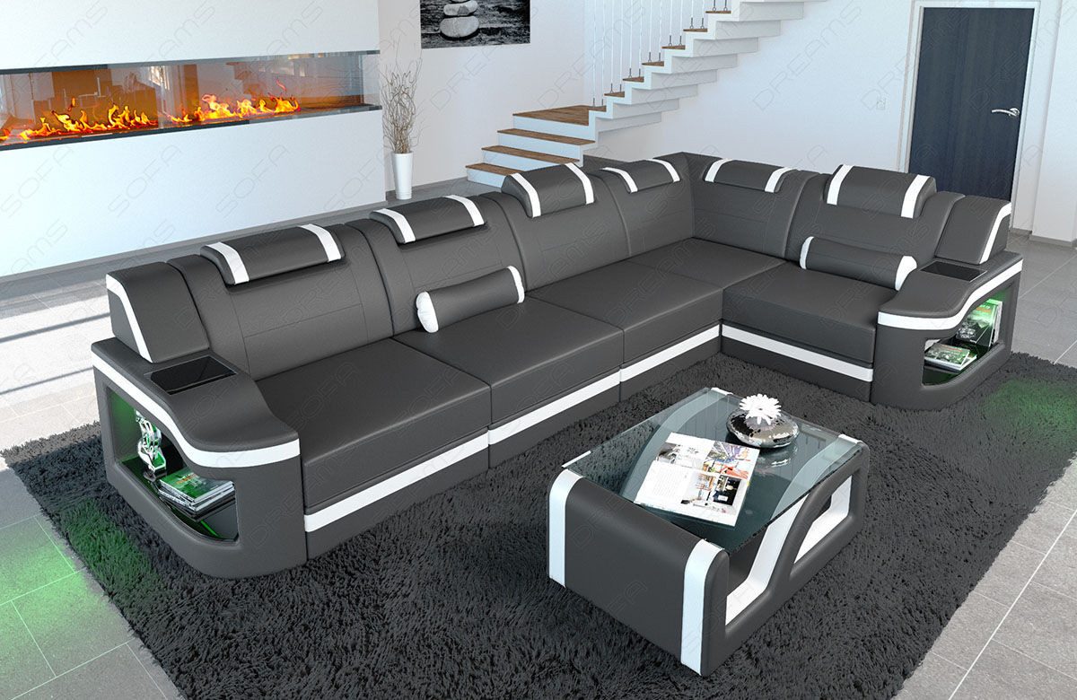 Sofa Dreams Ecksofa Ledersofa Padua L günstig online kaufen