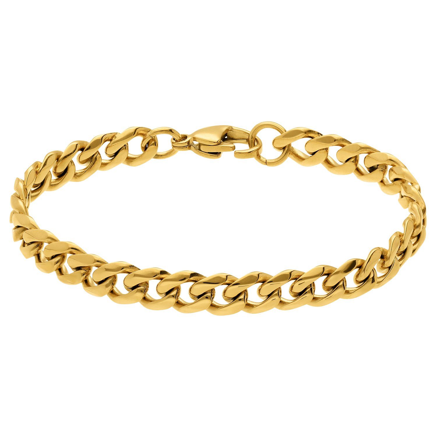 LUCARDI Gliederarmband Armband - Stahl - Gold - Kinder