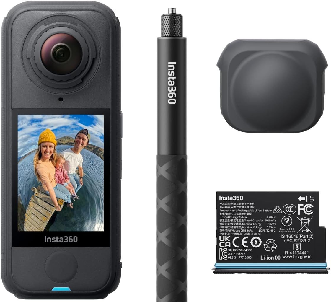 Insta360 Insta360 X4 Air – 165g leichte 8K 360°-Kamera Action Cam (8K, Bluetooth, WLAN (Wi-Fi)
