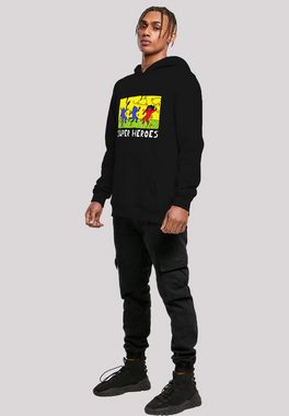 F4NT4STIC Sweatshirt F4NT4STIC Herren Batman Pop Art -WHT with Fitted heavy hoody (1-tlg)