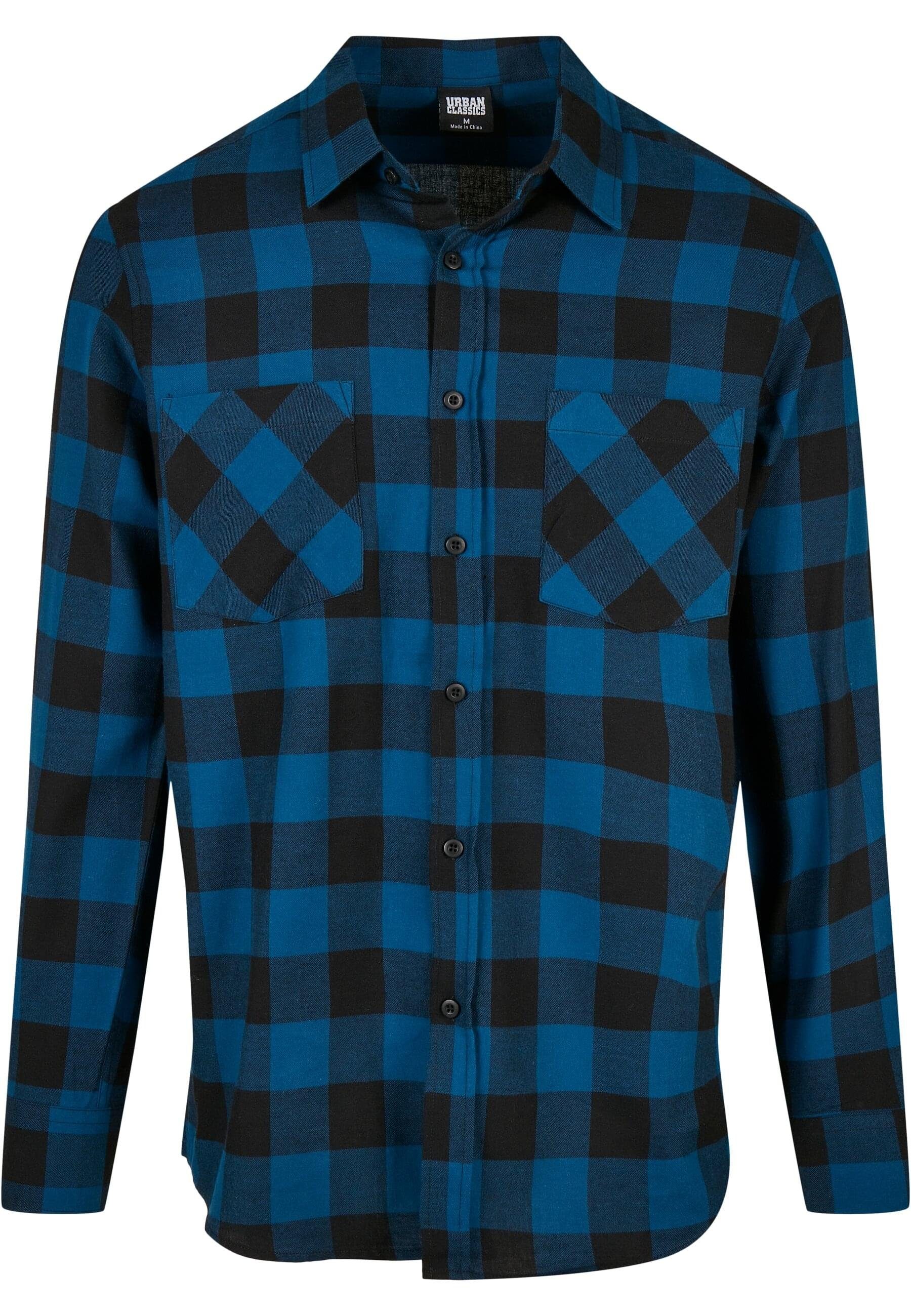 URBAN CLASSICS Kurzarmshirt Urban Classics Herren Checked Flanell Shirt (1- günstig online kaufen