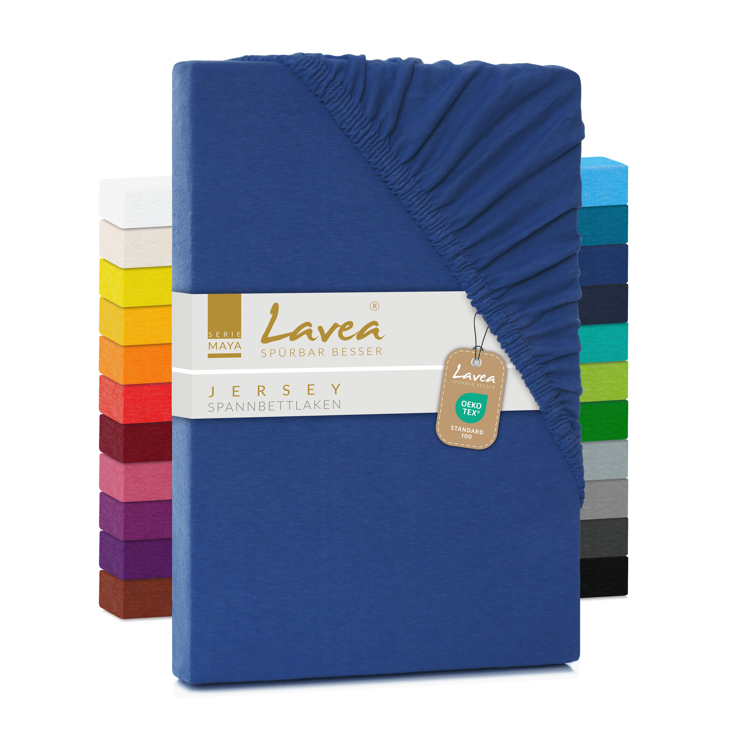 Lavea Spannbettlaken Maya, Betttuch aus 100% günstig online kaufen