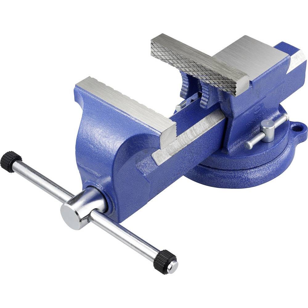 TOOLCRAFT Schraubstock Schraubstock Backenbreite: 100 mm Spann-Weite (max): 125 mm