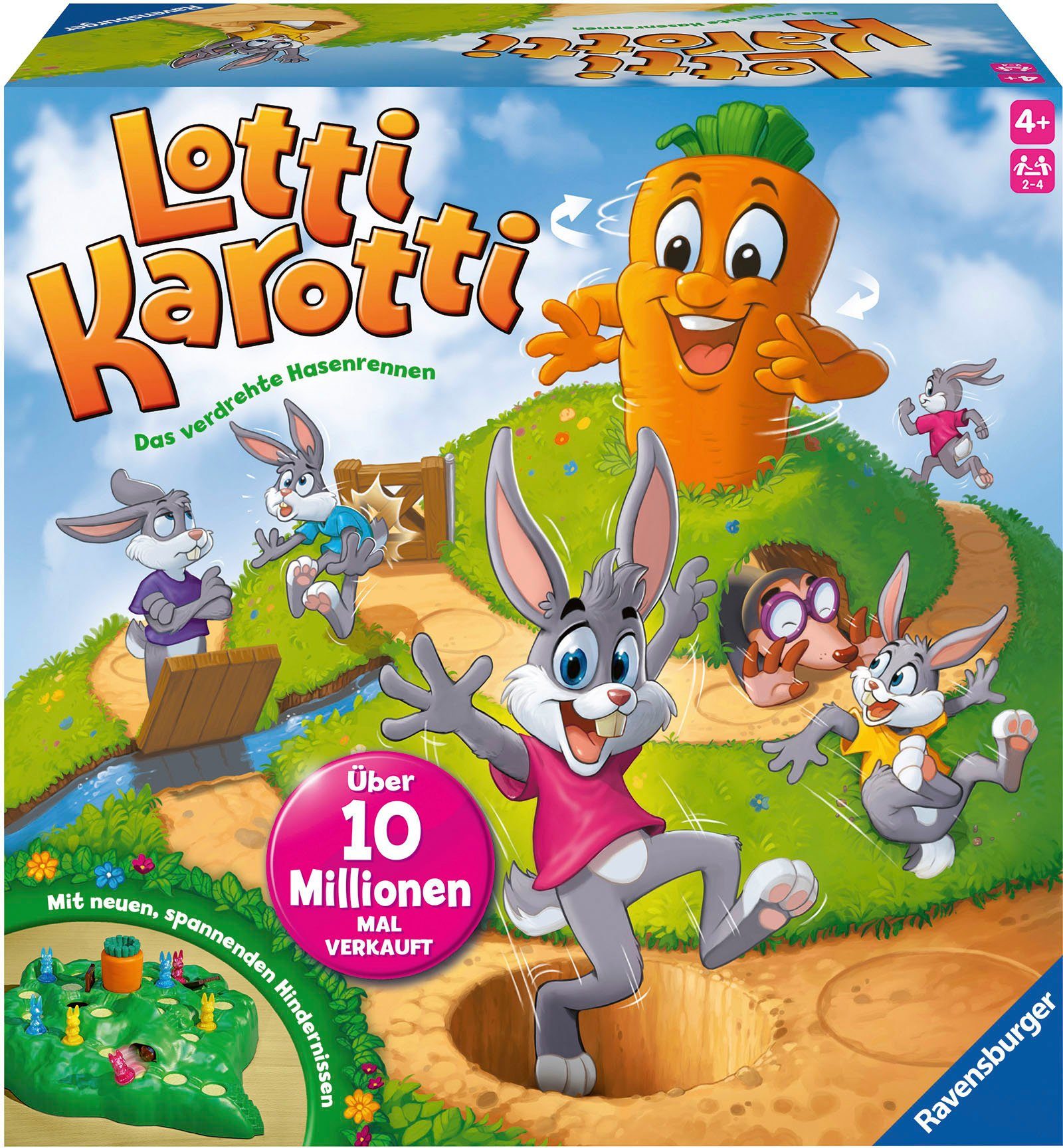 Ravensburger Spiel Ravensburger Lotti Karotti - Lustiges Brettspiel für Kinder ab 4 Jahre