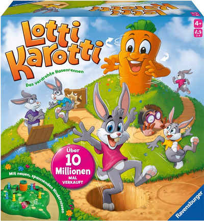 Ravensburger Spiel, Kinderspiel Lotti Karotti, Made in Europe; FSC® - schützt Wald - weltweit