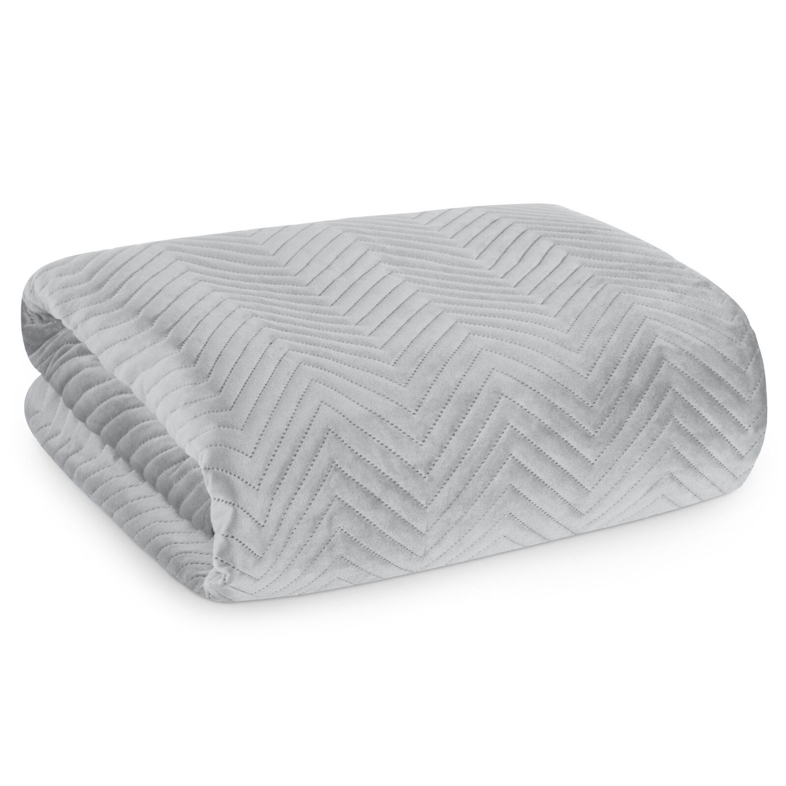 Eurofirany Bettüberwurf SOFIA zweiseitige Steppdecke hochwertige Allzweckdecke L XL XXL, Elegante Tagesdecke Velvet Sesseldecke Sofadecke Überwurf Samt