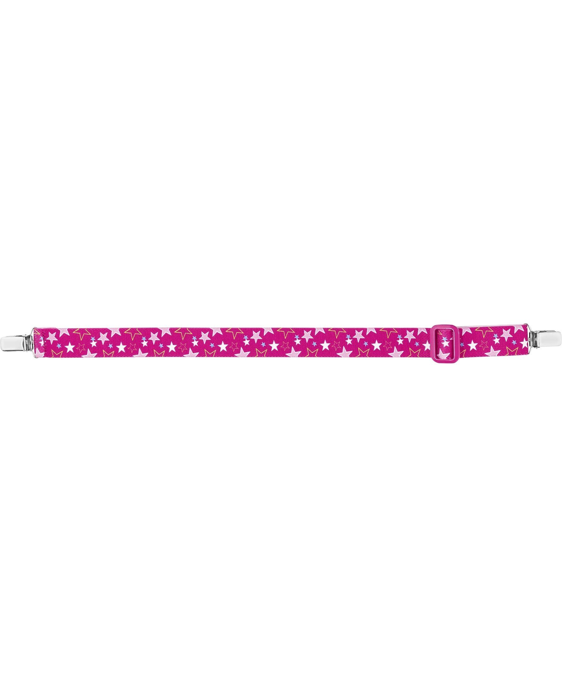 Playshoes Taillengürtel Elastik-Gürtel Clip Sterne pink