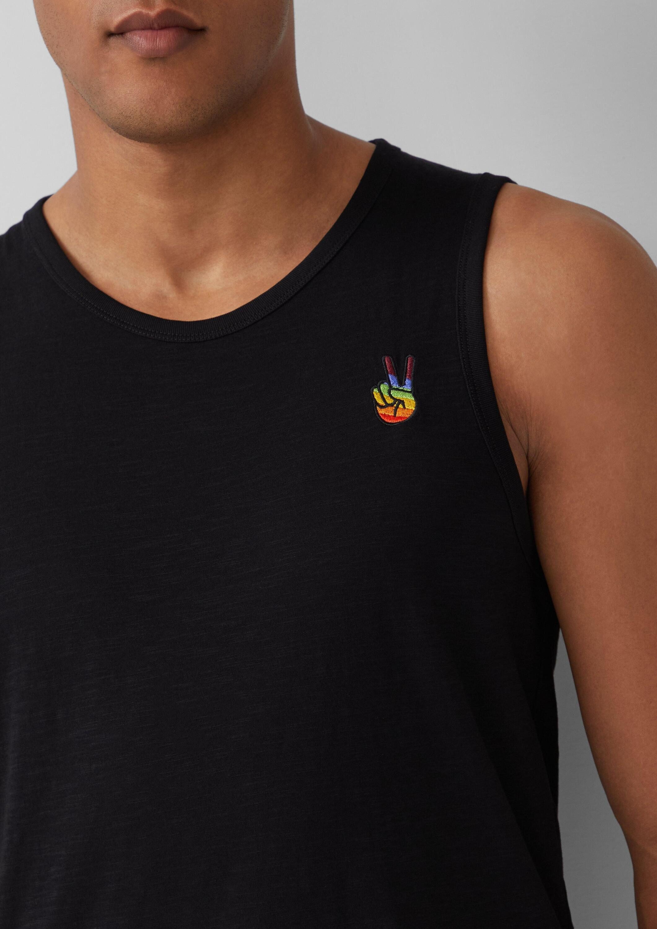 s.Oliver Muskelshirt T-Shirt T-Shirt mit Pride-Motiv