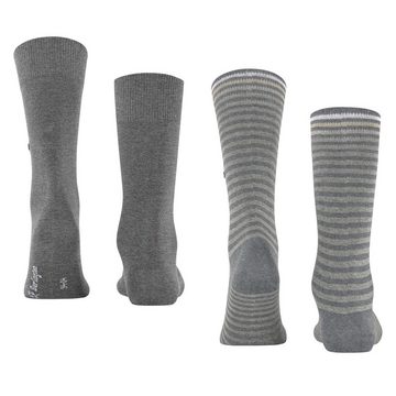 Burlington Kurzsocken Herren Socken, 2er Pack - Everyday Stripe SO