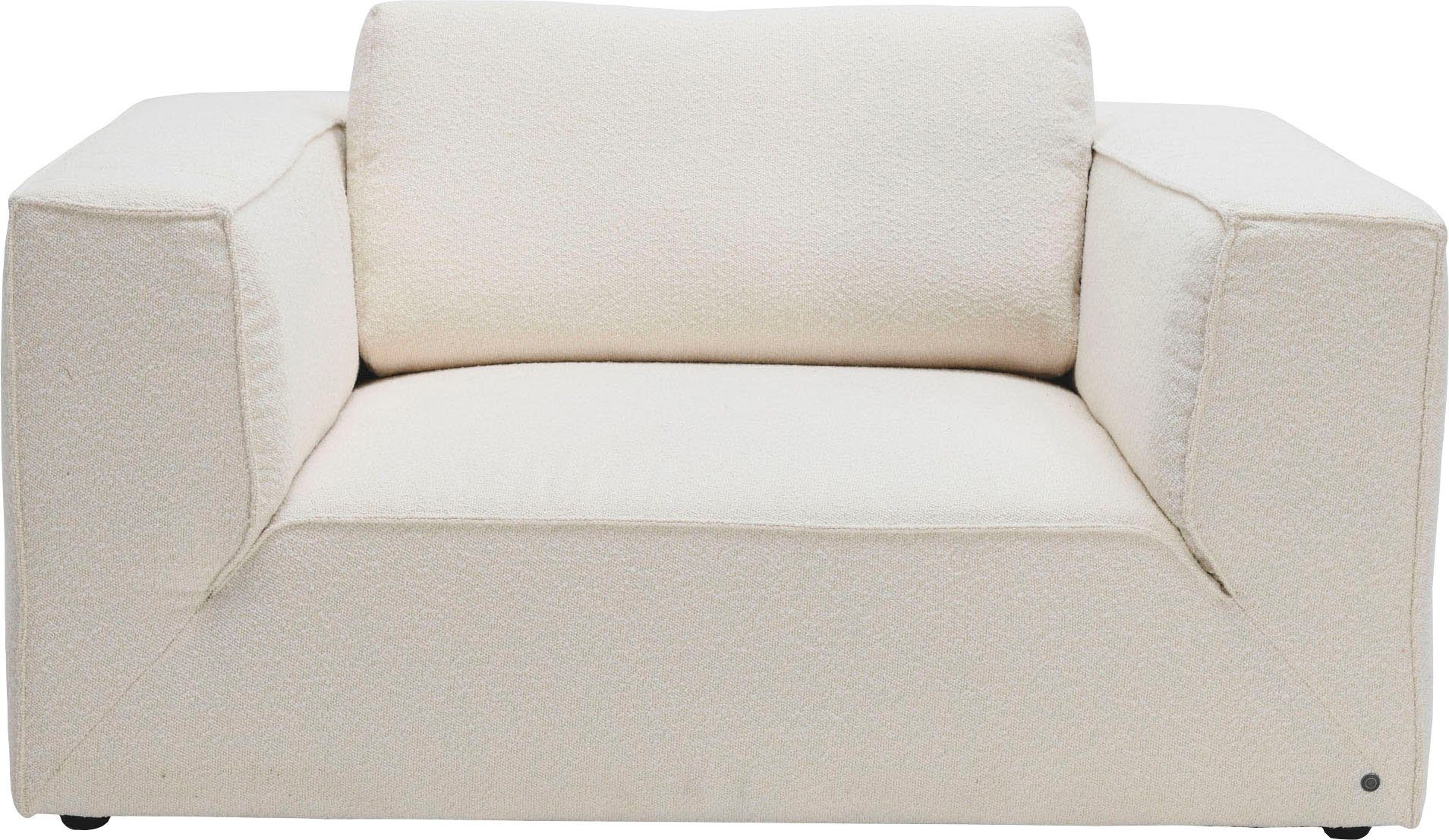 TOM TAILOR HOME Loveseat BIG CUBE STYLE, mit bequemen Stegkissen, extra große Sitztiefe, Breite 147 cm