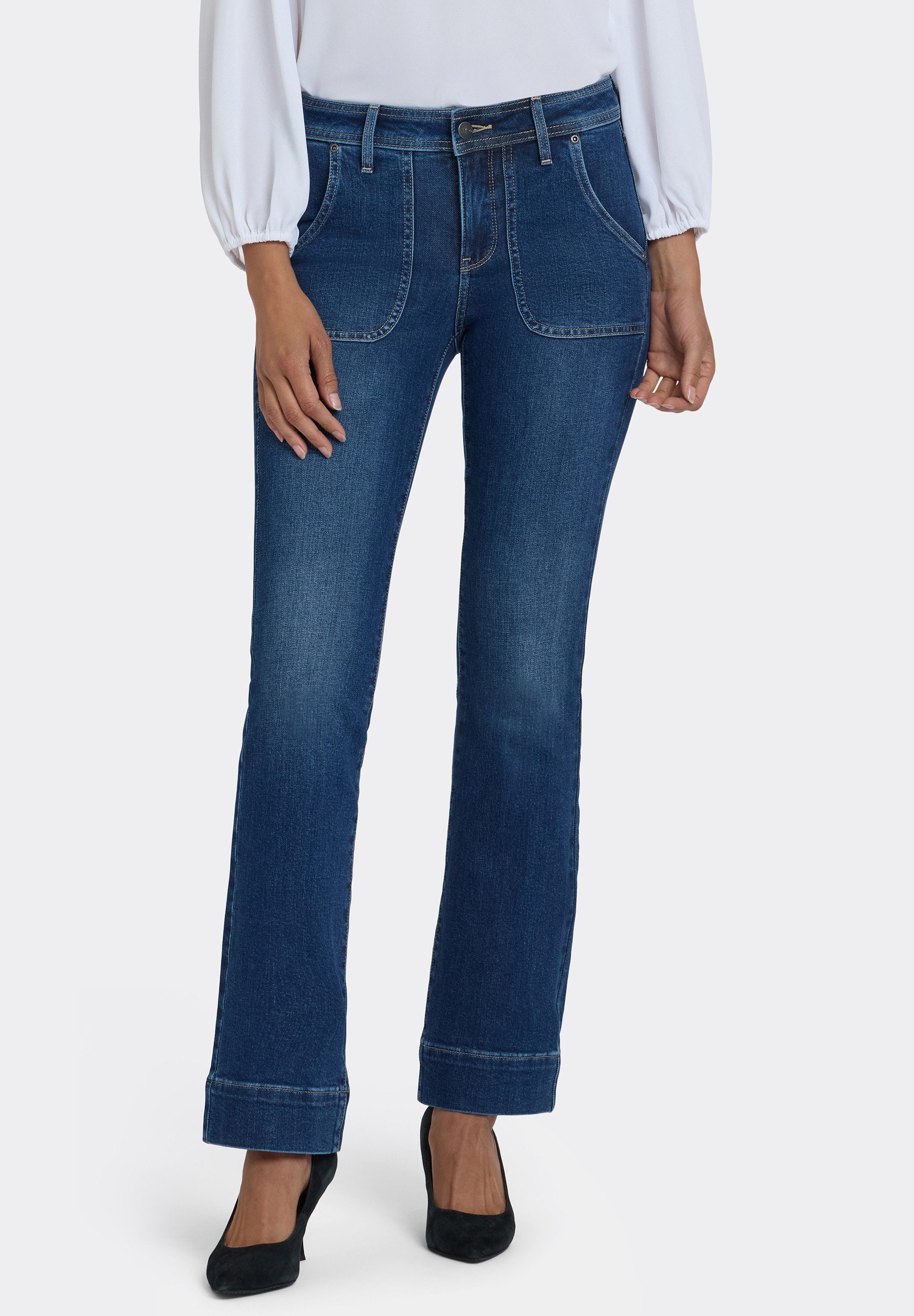NYDJ Bootcut-Jeans Barbara Bootcut Schlankmachende Passform