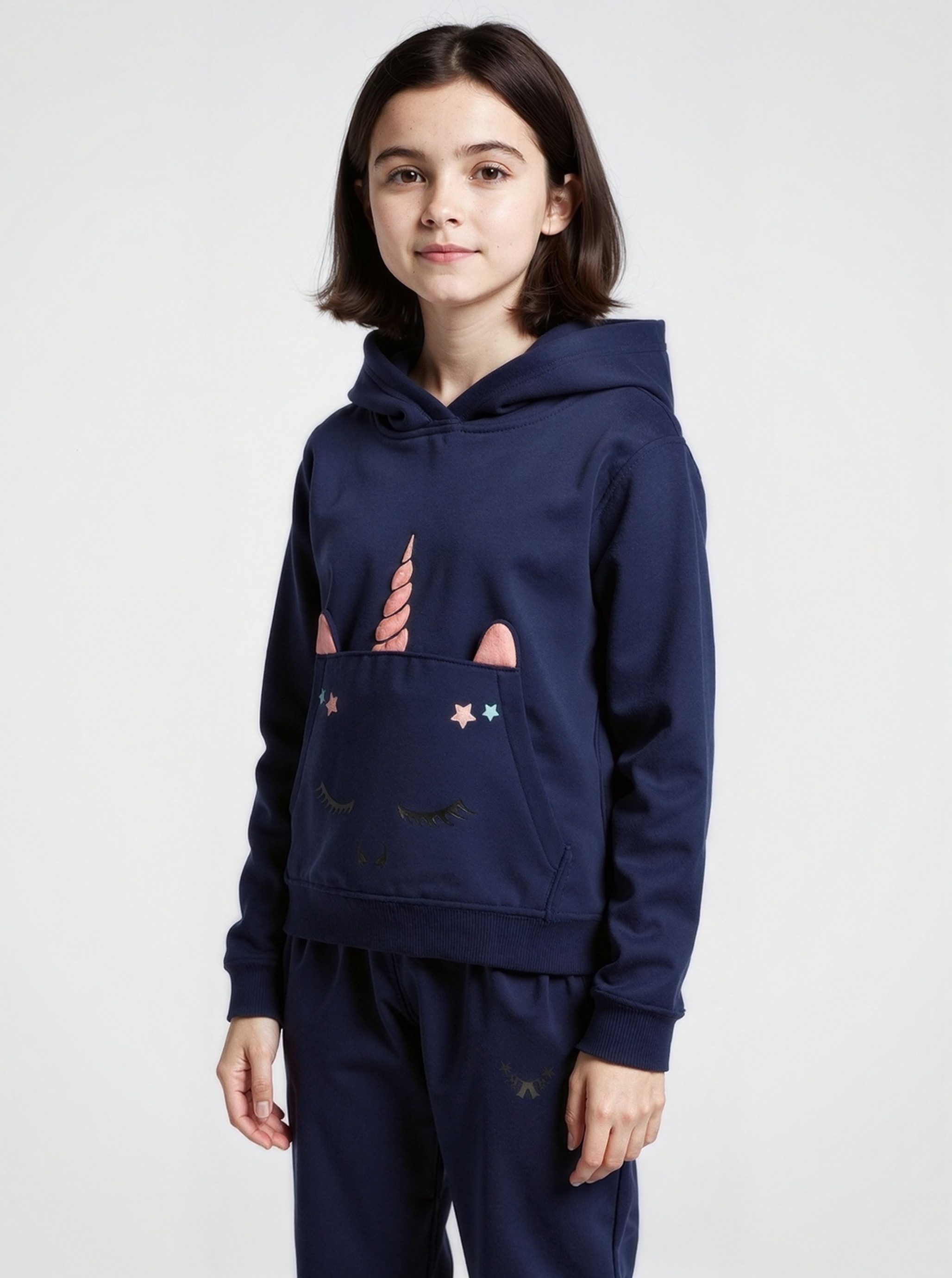 Blue Seven Kapuzensweatshirt mit tollem Einhorn-Motiv