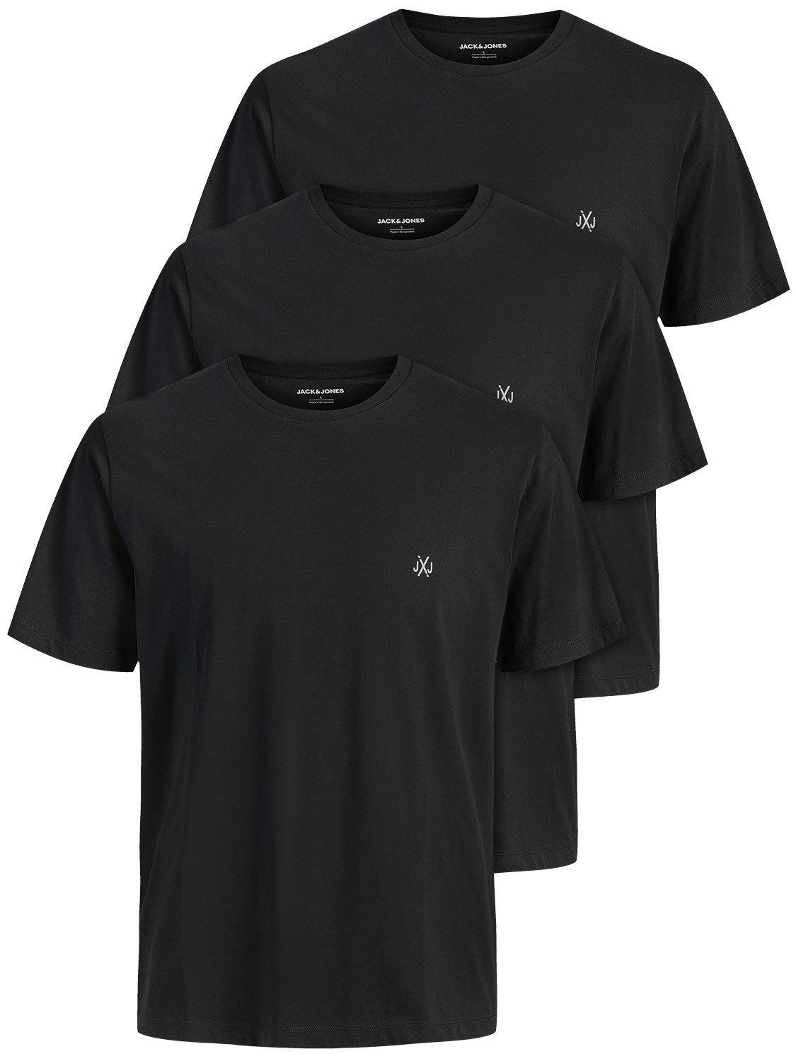 Jack & Jones Print-Shirt 3er Pack JXJ TEE (3-tlg) (3 Stück) etwas länger ge günstig online kaufen