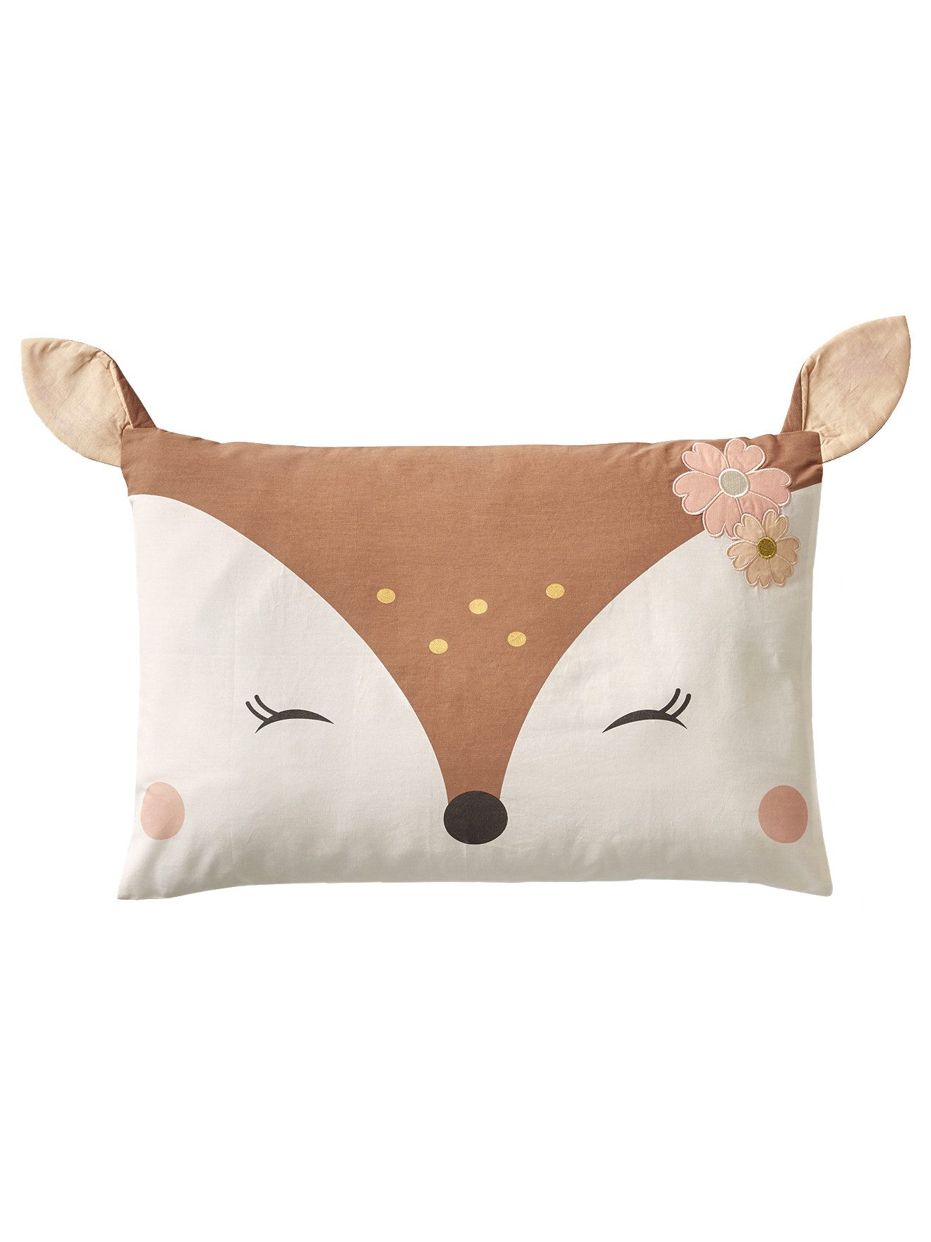 vertbaudet Bettwäsche Baby Kissenbezug MÄRCHENWALD, Baumwolle günstig online kaufen