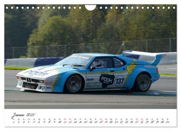 CALVENDO Wandkalender BMW M1 Procar (Wandkalender 2025 DIN A4 quer), CALVENDO Monatskalender