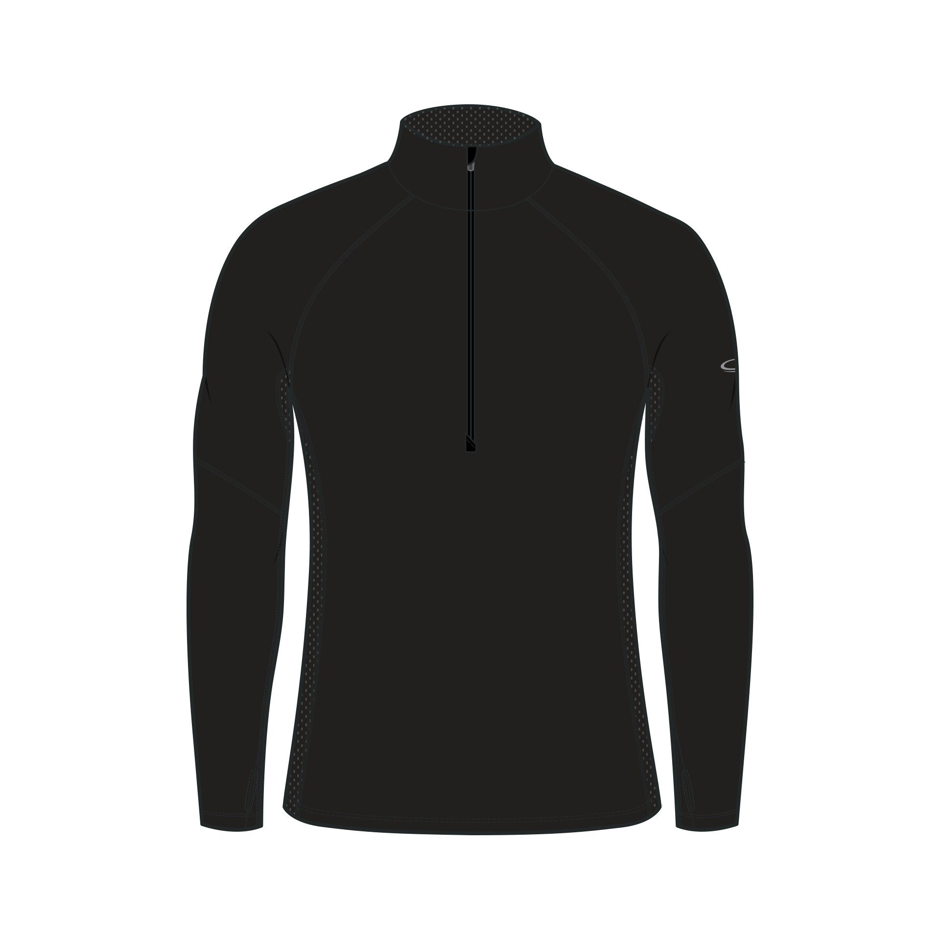 Icebreaker Langarmshirt Unterwäsche 200 Zone 1/2-Zip BodyfitZone enganliegend (Merinowolle)
