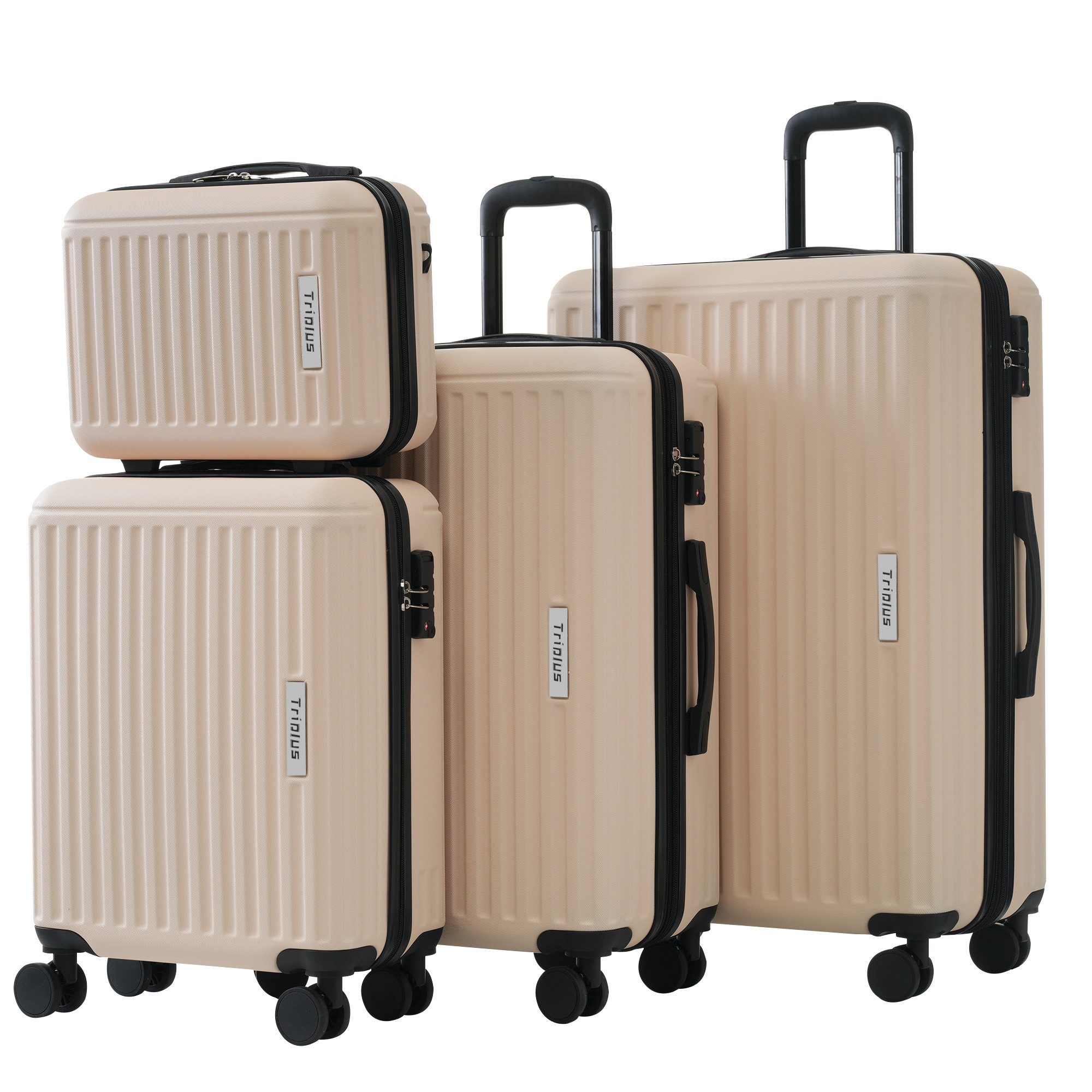 REDOM Trolleyset, 4 Rollen, (Reisekoffer mit TSA-Schloss, leisen 360° Räder günstig online kaufen