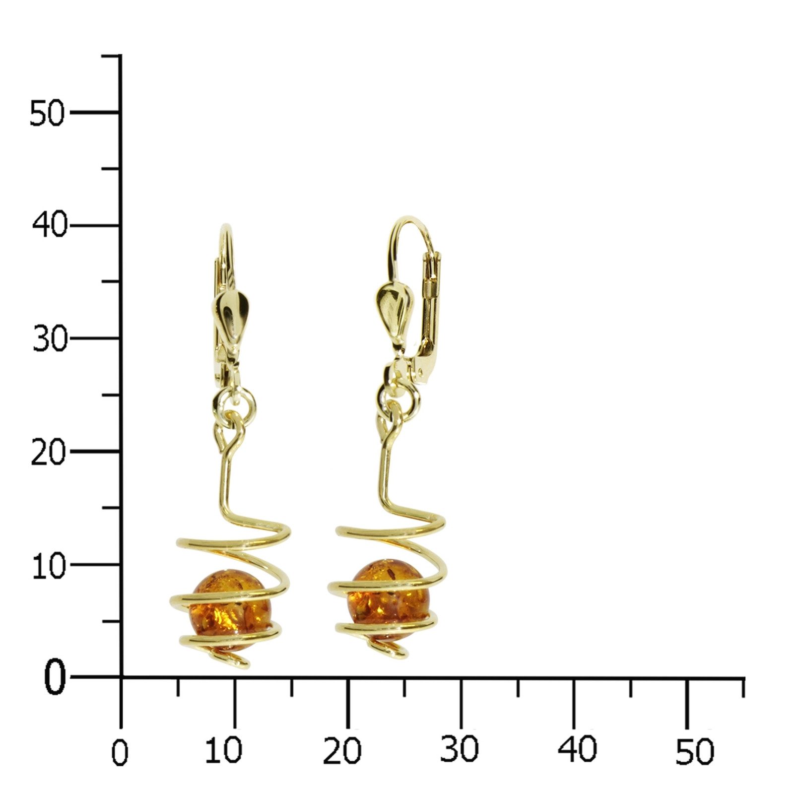 OSTSEE-SCHMUCK Paar Ohrhänger Ostsee-Schmuck Ohrhänger Spirale günstig online kaufen