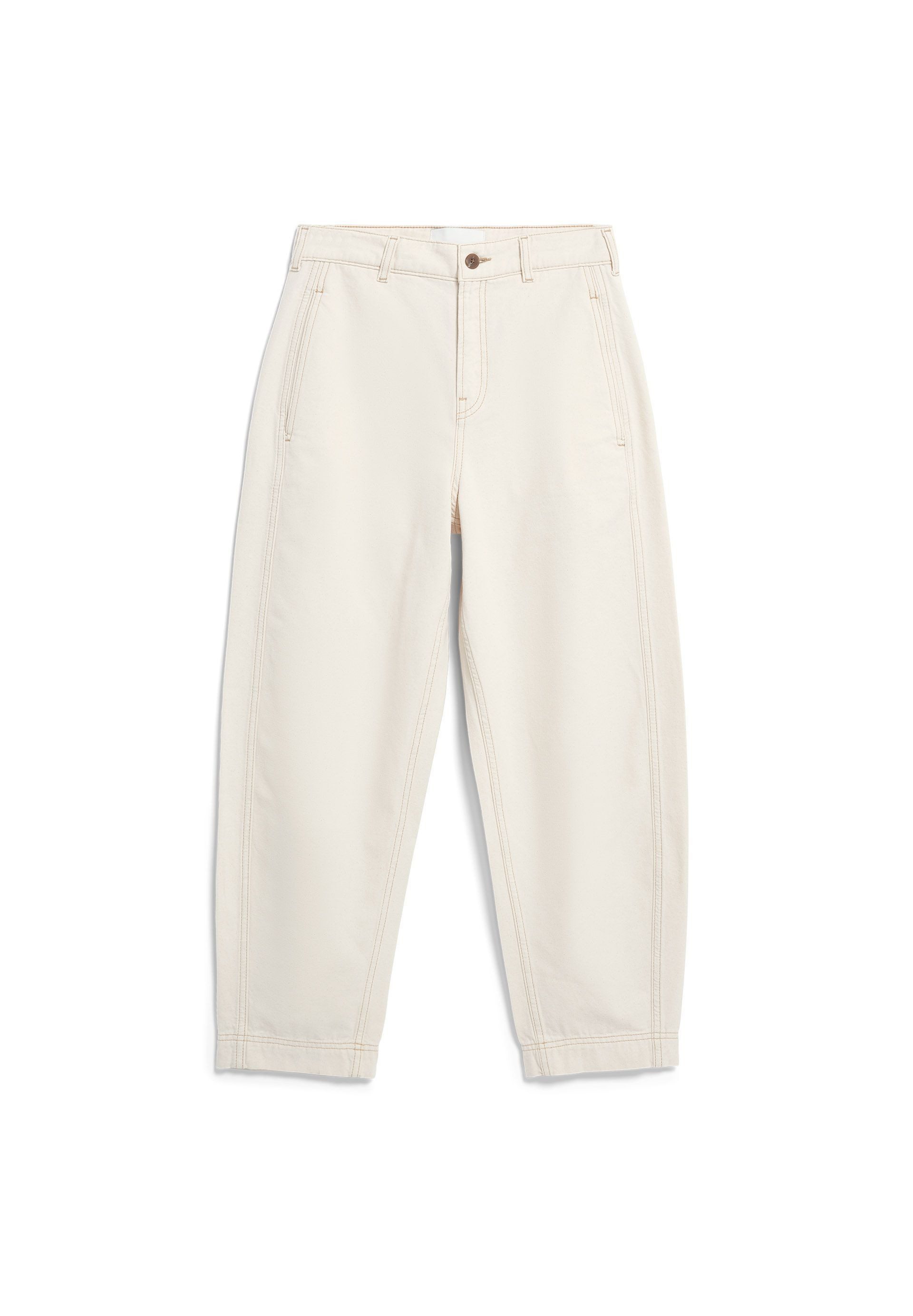 Armedangels Stoffhose WORKWEAR CANVAS BARREL Stoffhose aus Bio-Baumwolle (H günstig online kaufen