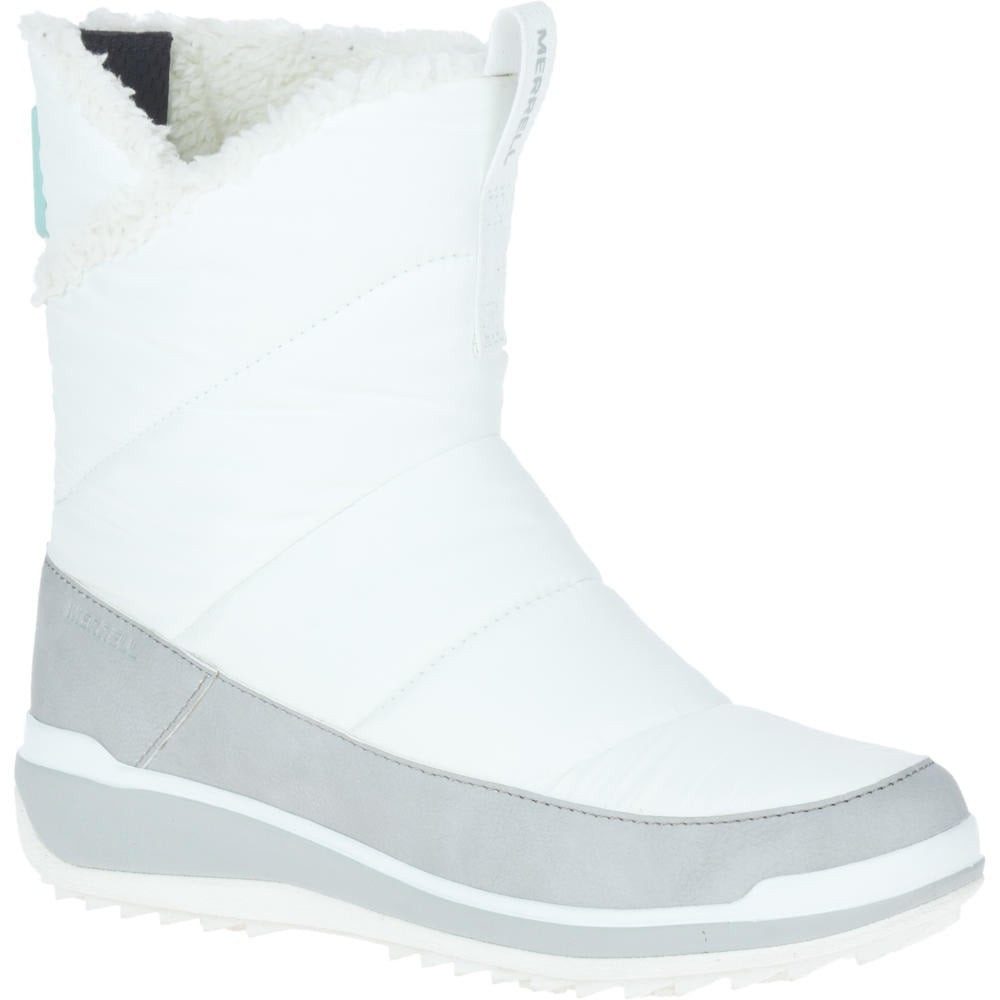 Merrell Snowcreek Sport Mid Zip Polar Waterproof/wasserdicht weiss Damen Winterstiefel