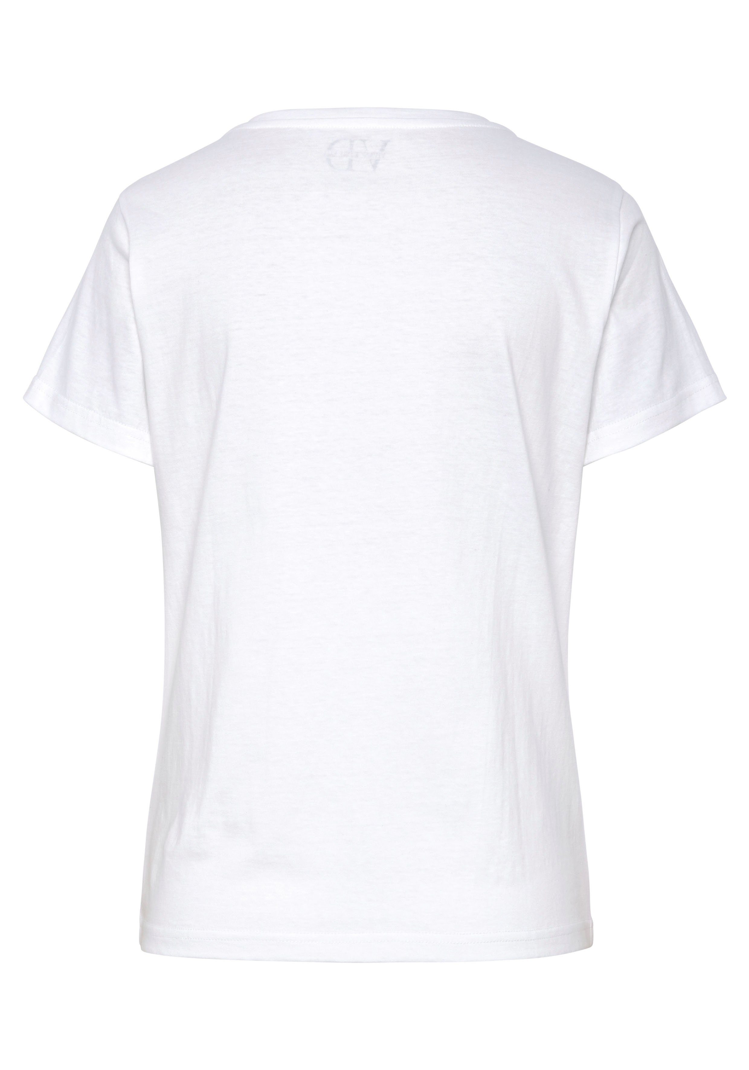 Vivance Dreams Pyjamaoberteil mit Foliendruck