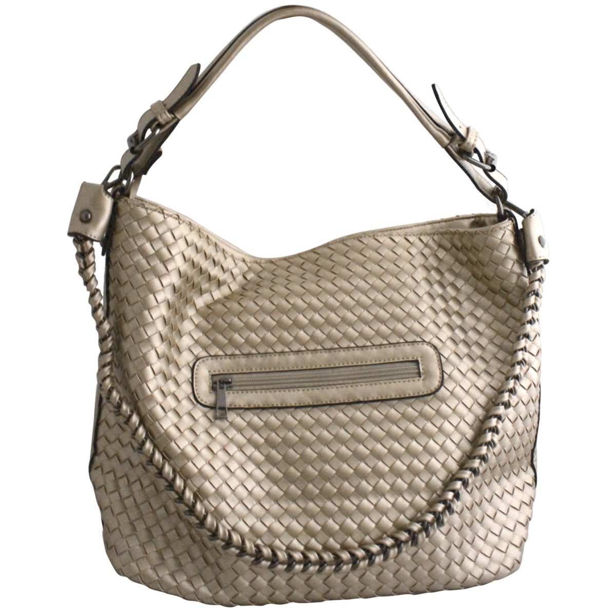 Shopper Shopper metallic, champagner.