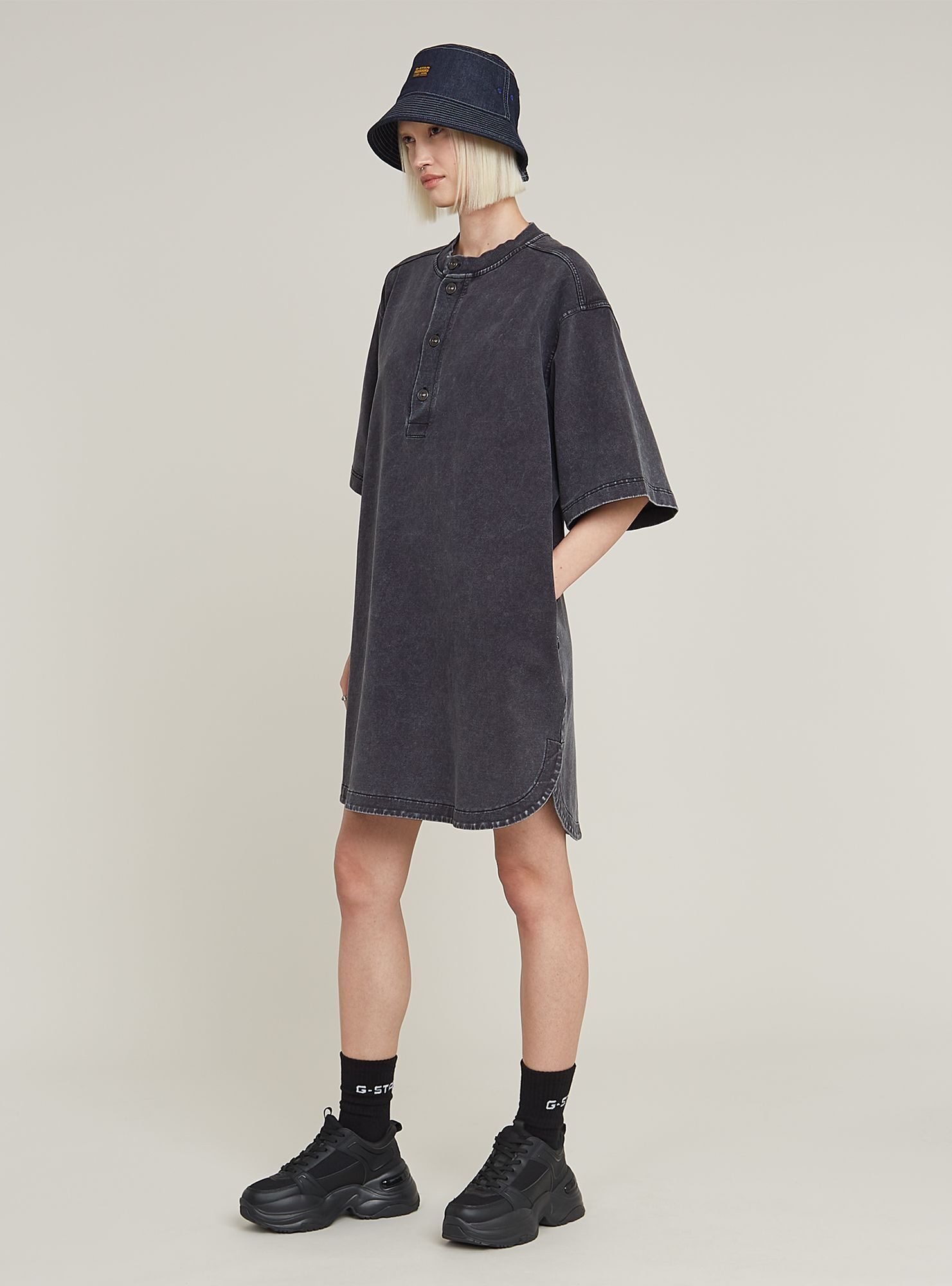 G-STAR Sweatkleid Balloon Loose Sweater Kleid