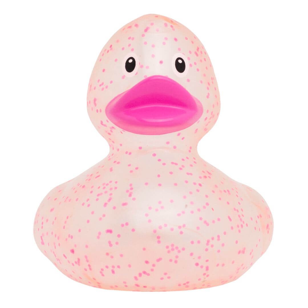 Lilalu Wasserspielzeug Badeente Glitzer - pink