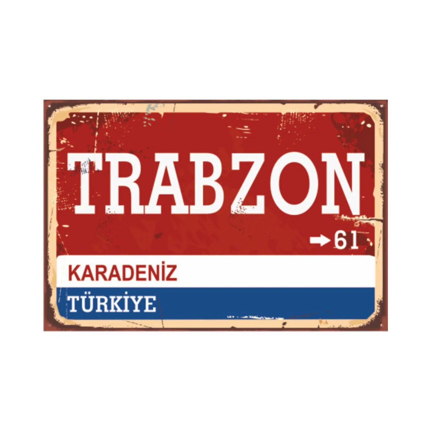 Jungengel Wandbild Trabzonspor 20x30 cm Nostalgie Trabzon 61 Taraftar Karadeniz Poster, (1 St), Retro & Vintage Design, Must Have für alle Trabzon & Karadeniz Fans