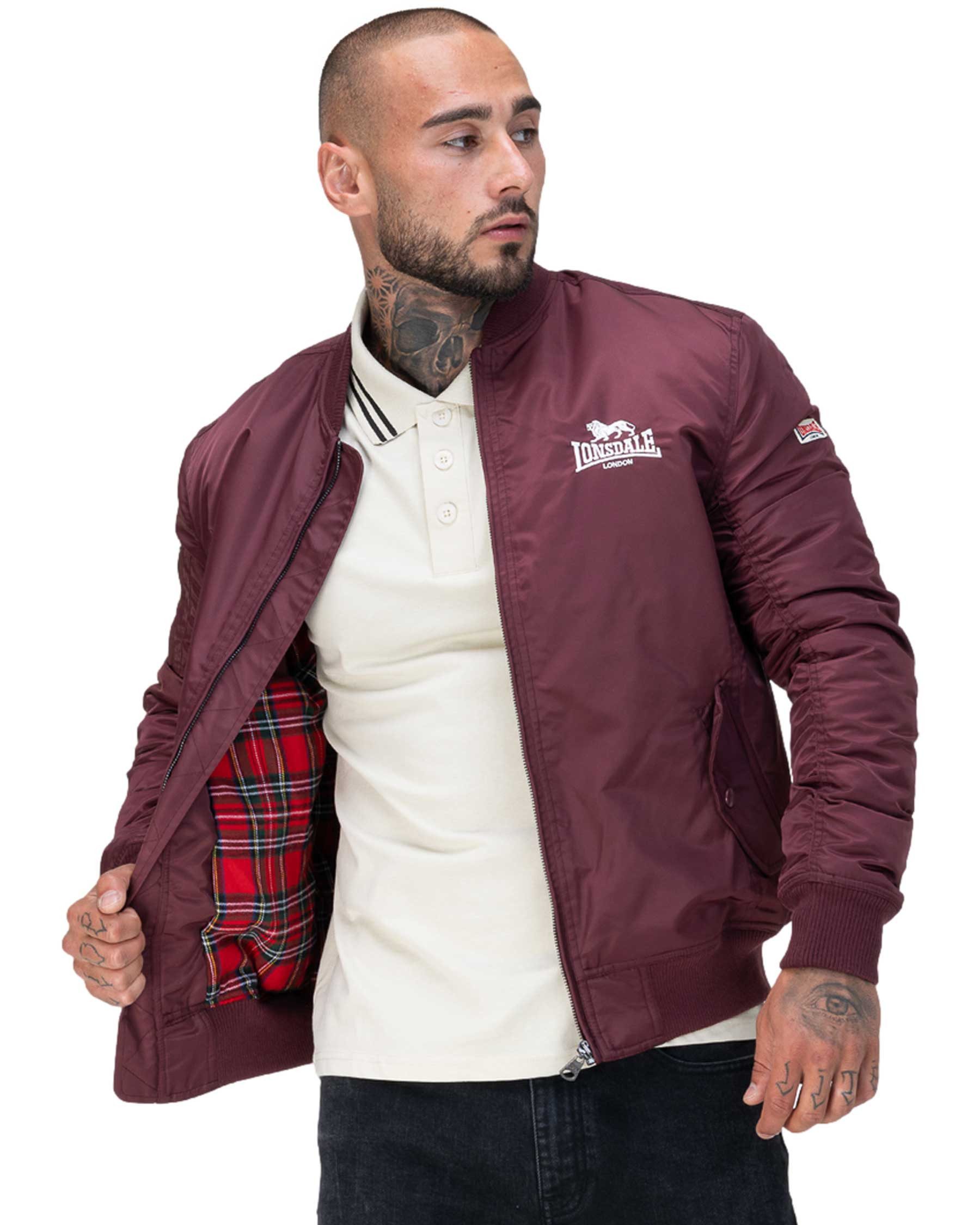 Lonsdale Bomberjacke Lonsdale Bomberjacke Tern Hill Eine coole Jacke mit Po günstig online kaufen